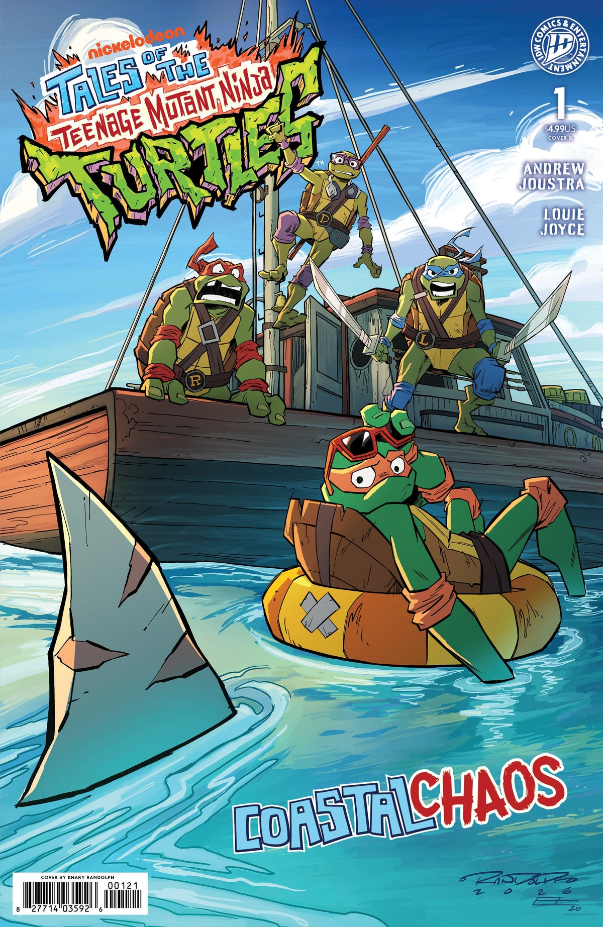IDW Publishing Comic Books Tales of the Teenage Mutant Ninja Turtles: Coastal Chaos #1 Variant B (Randolph) (Release Date: 09/09/2026) 82771403592600121 PRH-82771403592600121