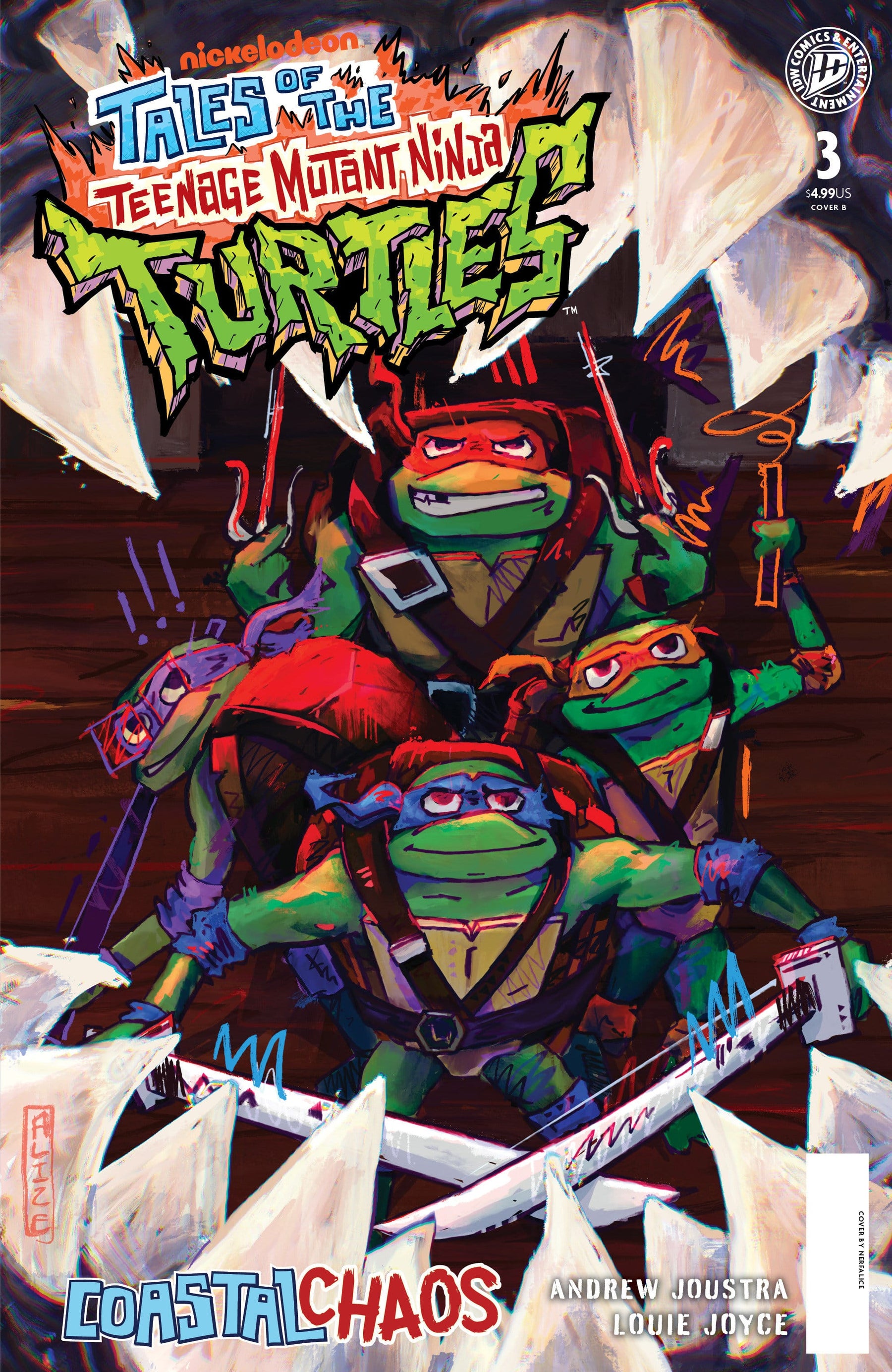 Tales of the Teenage Mutant Ninja Turtles: Coastal Chaos #3 Variant B (NerfAlice) (Release Date: 11/18/2026)