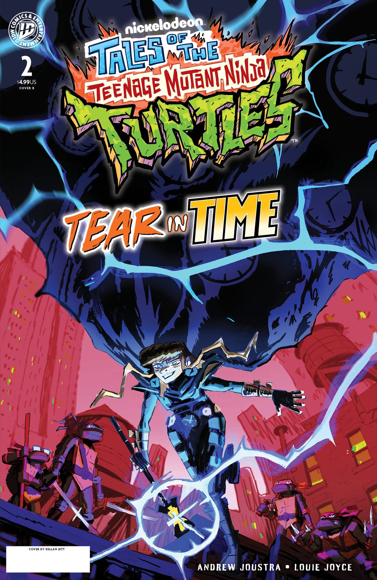 IDW Publishing Comic Books Tales of the Teenage Mutant Ninja Turtles: Tear in Time #2 Variant B (Jett) (Release Date: 01/20/2027) 82771403622000221 PRH-82771403622000221