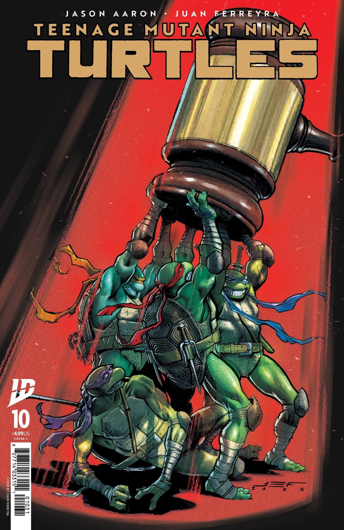 IDW Publishing Comic Books Teenage Mutant Ninja Turtles #10 Variant C (Ferreyra) 82771403315101031 PRH-82771403315101031