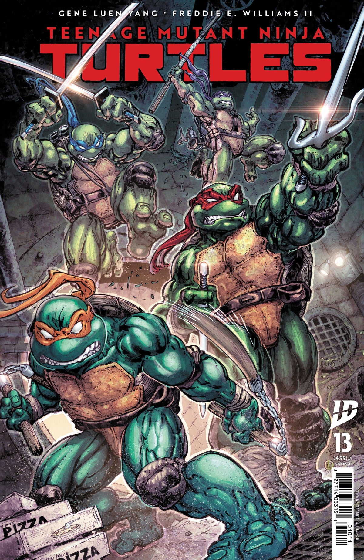 IDW Publishing Comic Books Teenage Mutant Ninja Turtles #13 Cover A (Williams II) 82771403315101311 PRH-82771403315101311