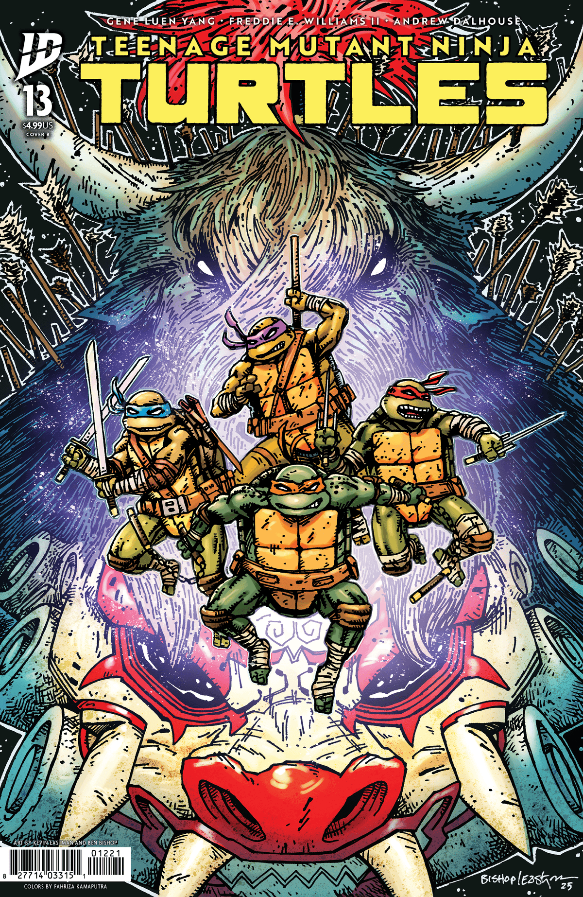 IDW Publishing Comic Books Teenage Mutant Ninja Turtles #13 Variant B (Eastman) 82771403315101321 PRH-82771403315101321