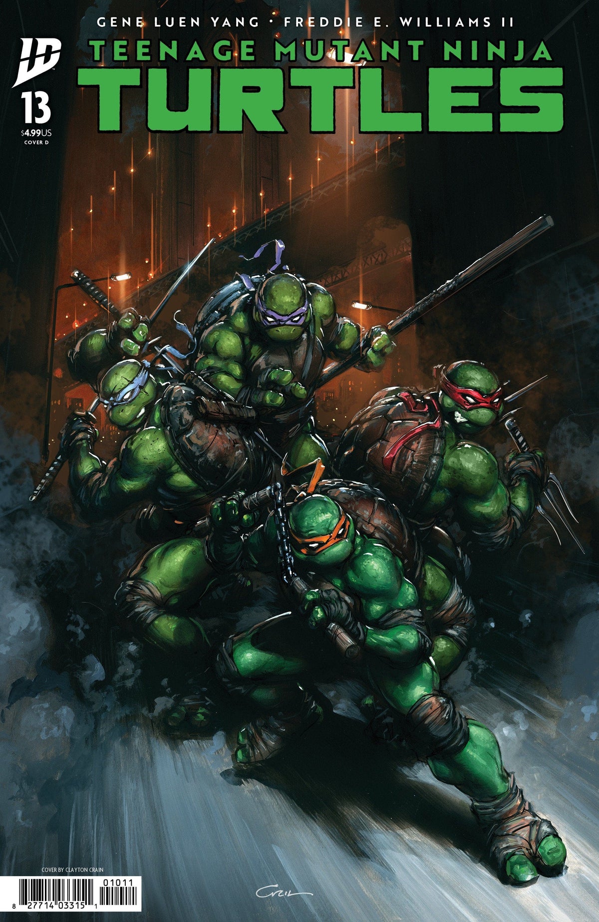 IDW Publishing Comic Books Teenage Mutant Ninja Turtles #13 Variant D (Crain) 82771403315101341 PRH-82771403315101341