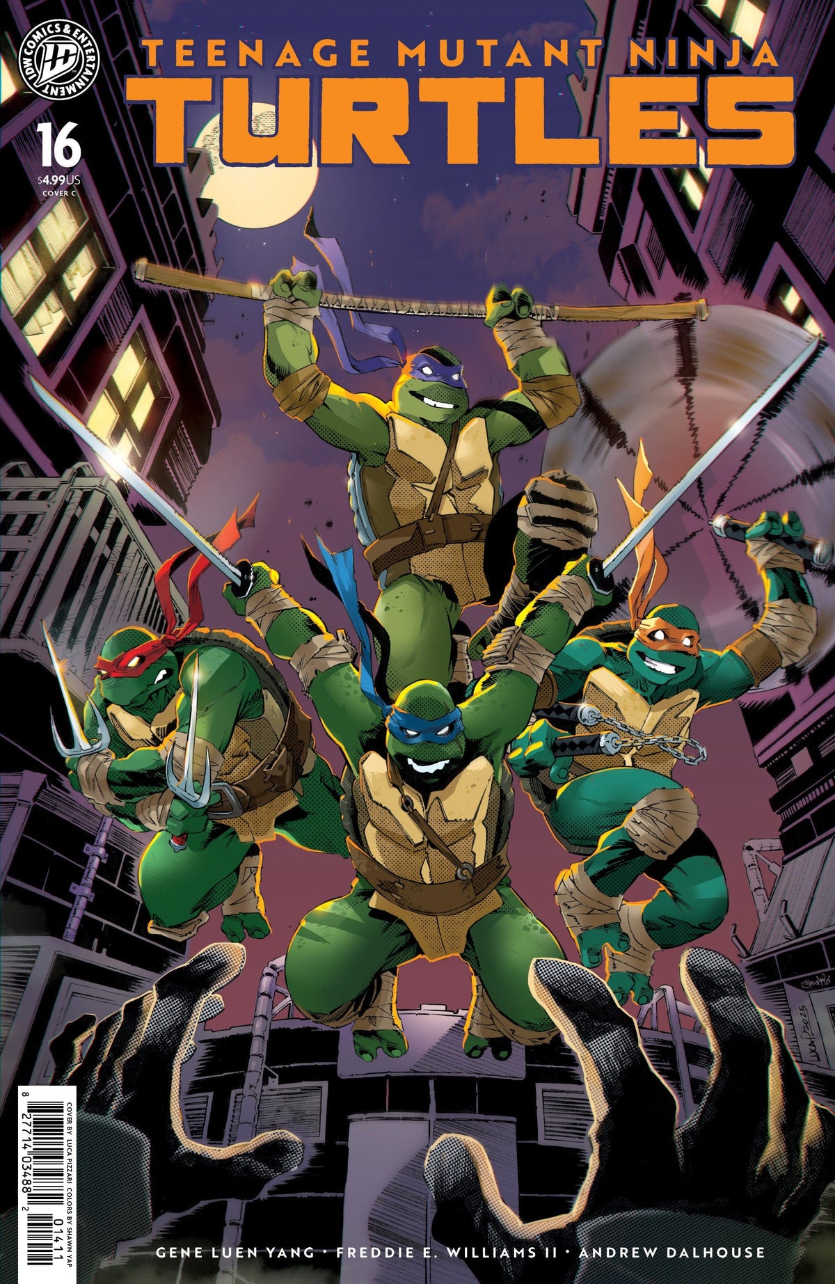 IDW Publishing Comic Books Teenage Mutant Ninja Turtles #16 Variant C (Pizzari) 82771403315101631 PRH-82771403315101631