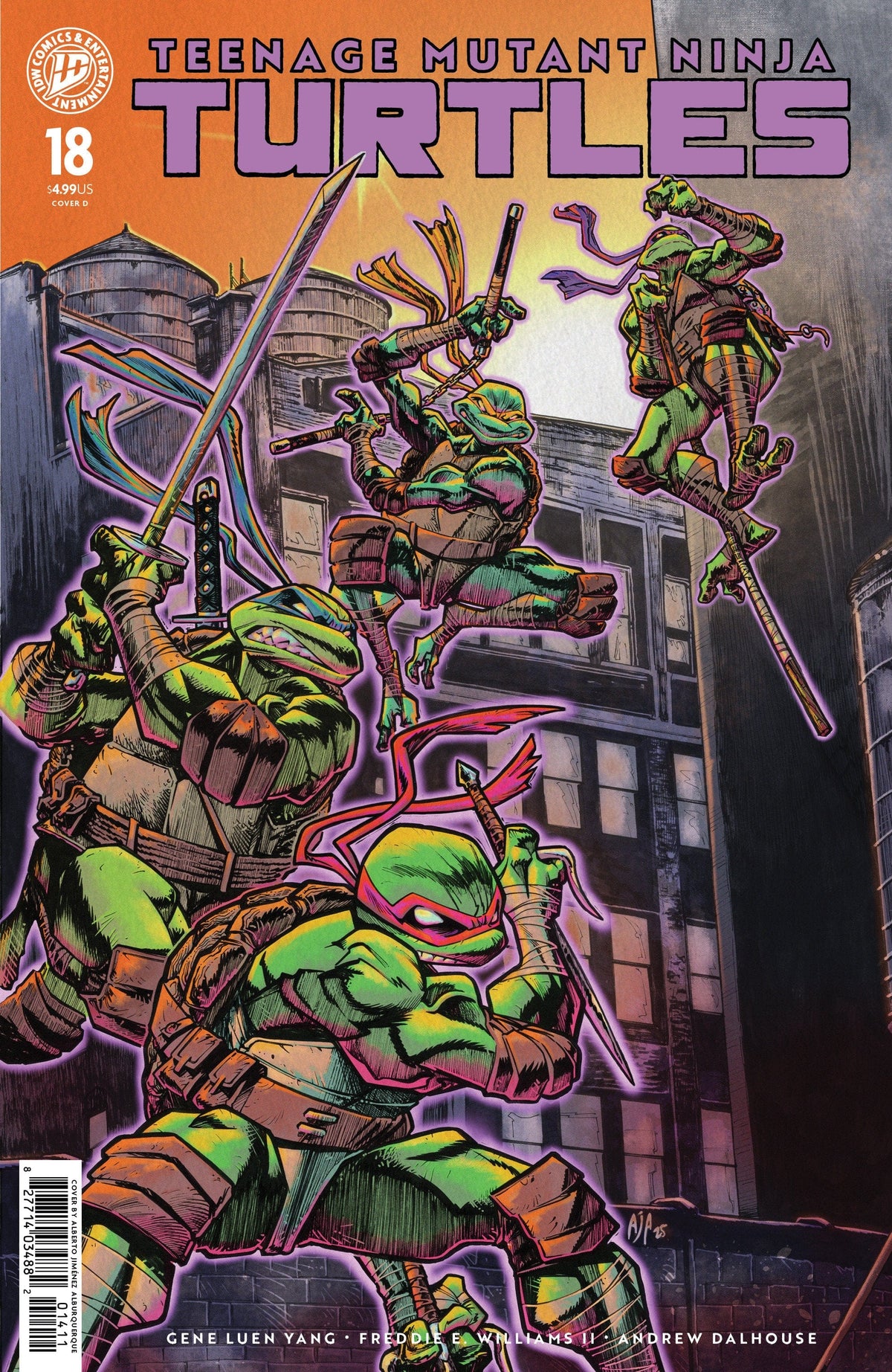 IDW Publishing Comic Books Teenage Mutant Ninja Turtles #18 Variant D (Jim√©nez Alburquerque) 82771403315101841 PRH-82771403315101841