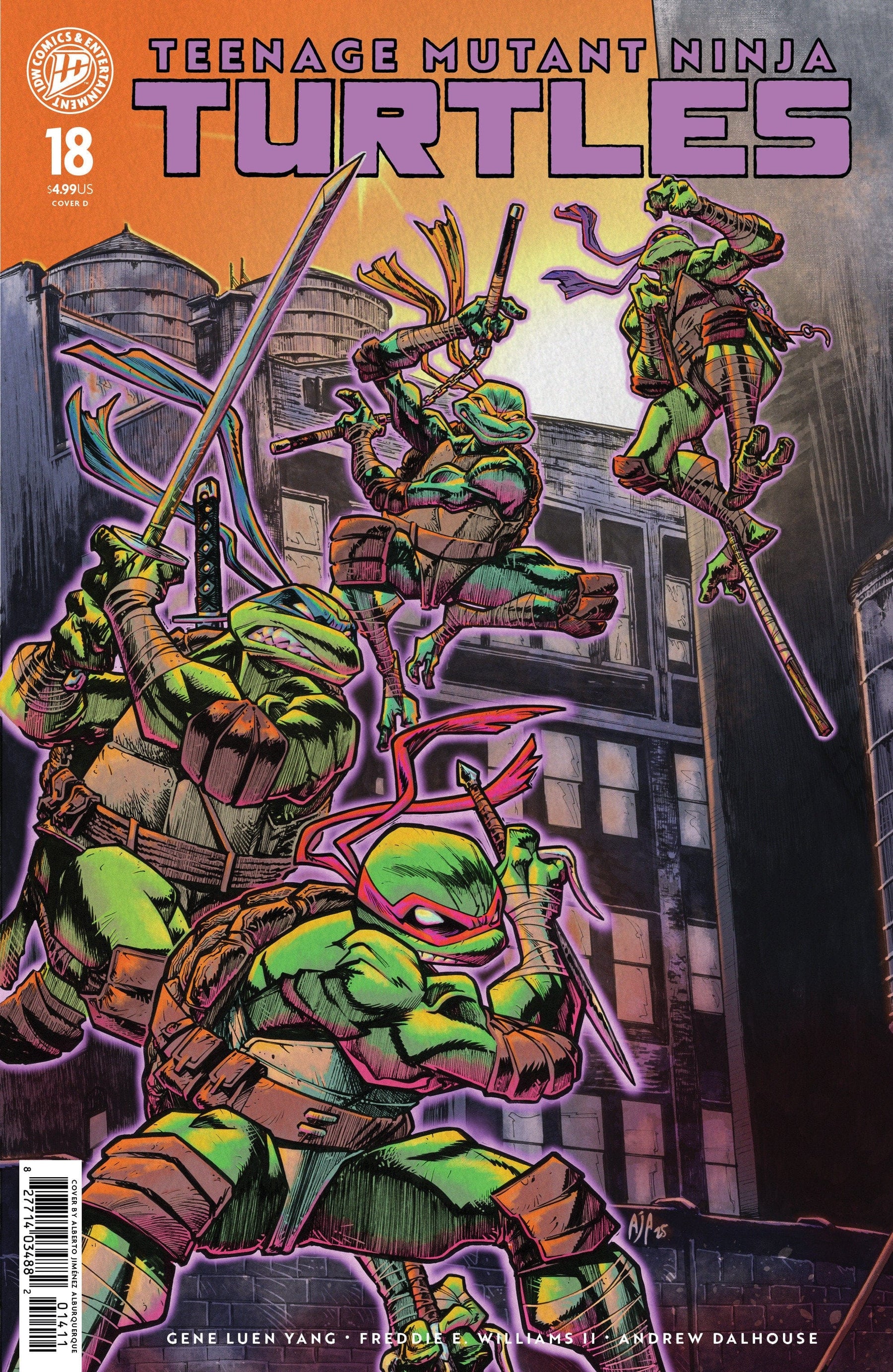 Teenage Mutant Ninja Turtles #18 Variant D (Jim√©nez Alburquerque)