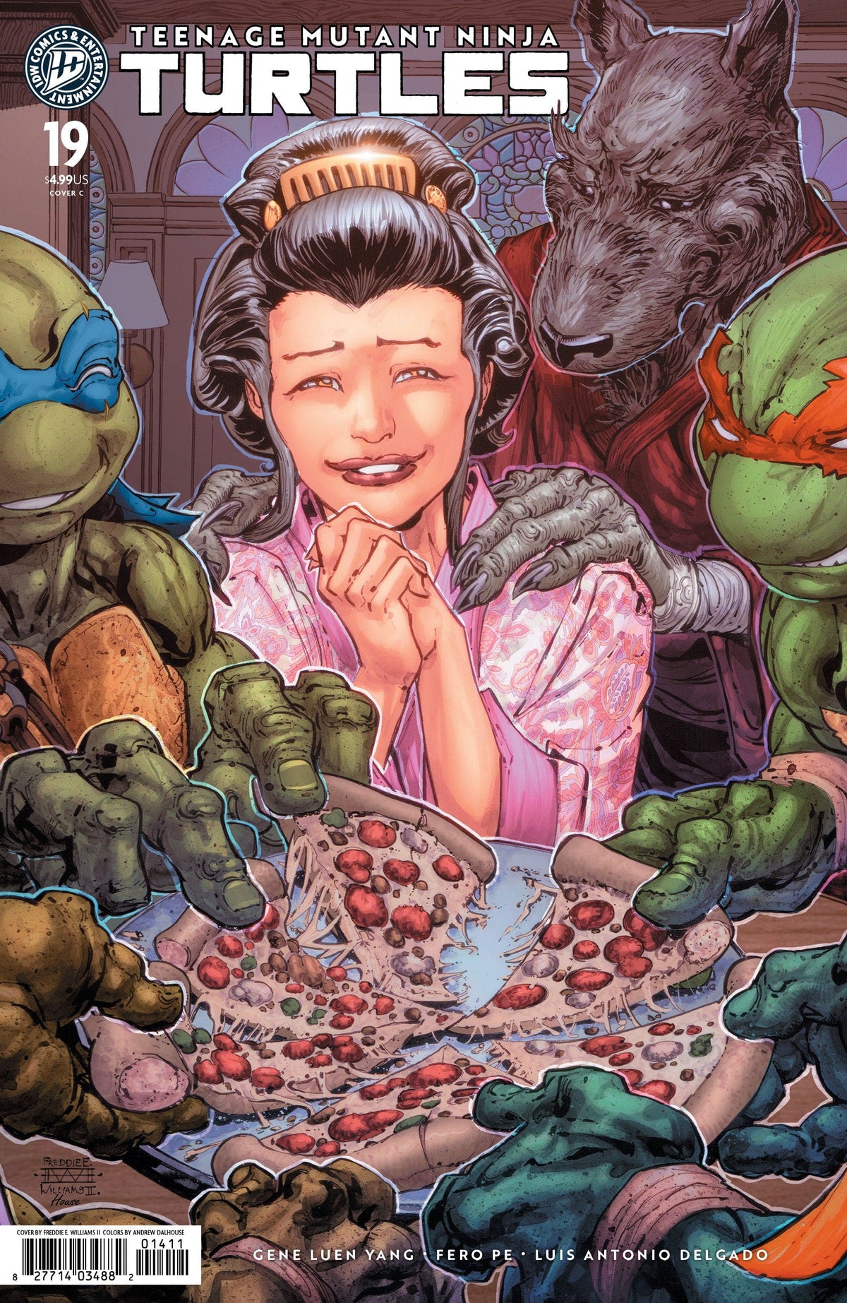 IDW Publishing Comic Books Teenage Mutant Ninja Turtles #19 Cover A (Williams II) 82771403315101911 PRH-82771403315101911