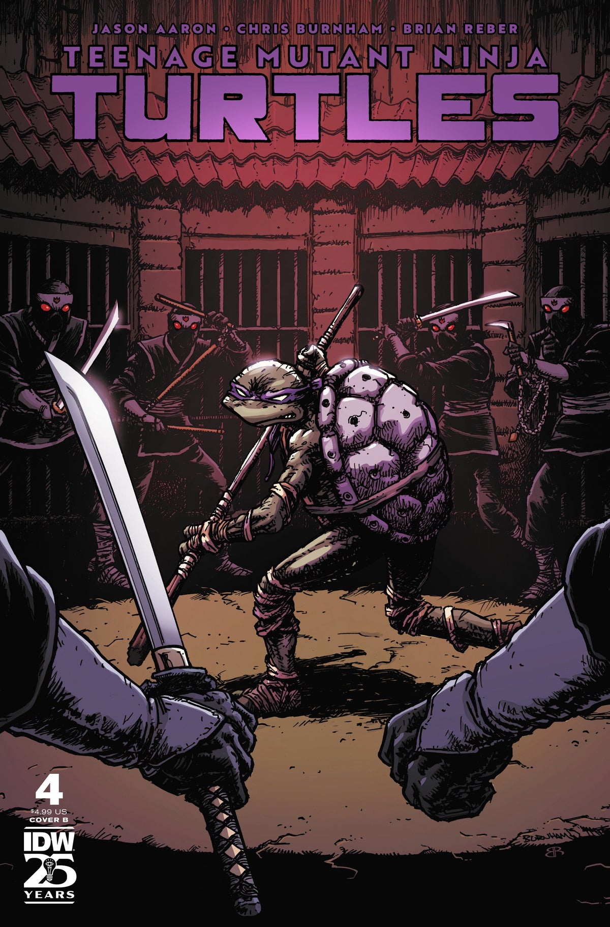 IDW Publishing Comic Books Teenage Mutant Ninja Turtles (2024) #4 Variant B (Burnham) 82771403315100421 PRH-82771403315100421