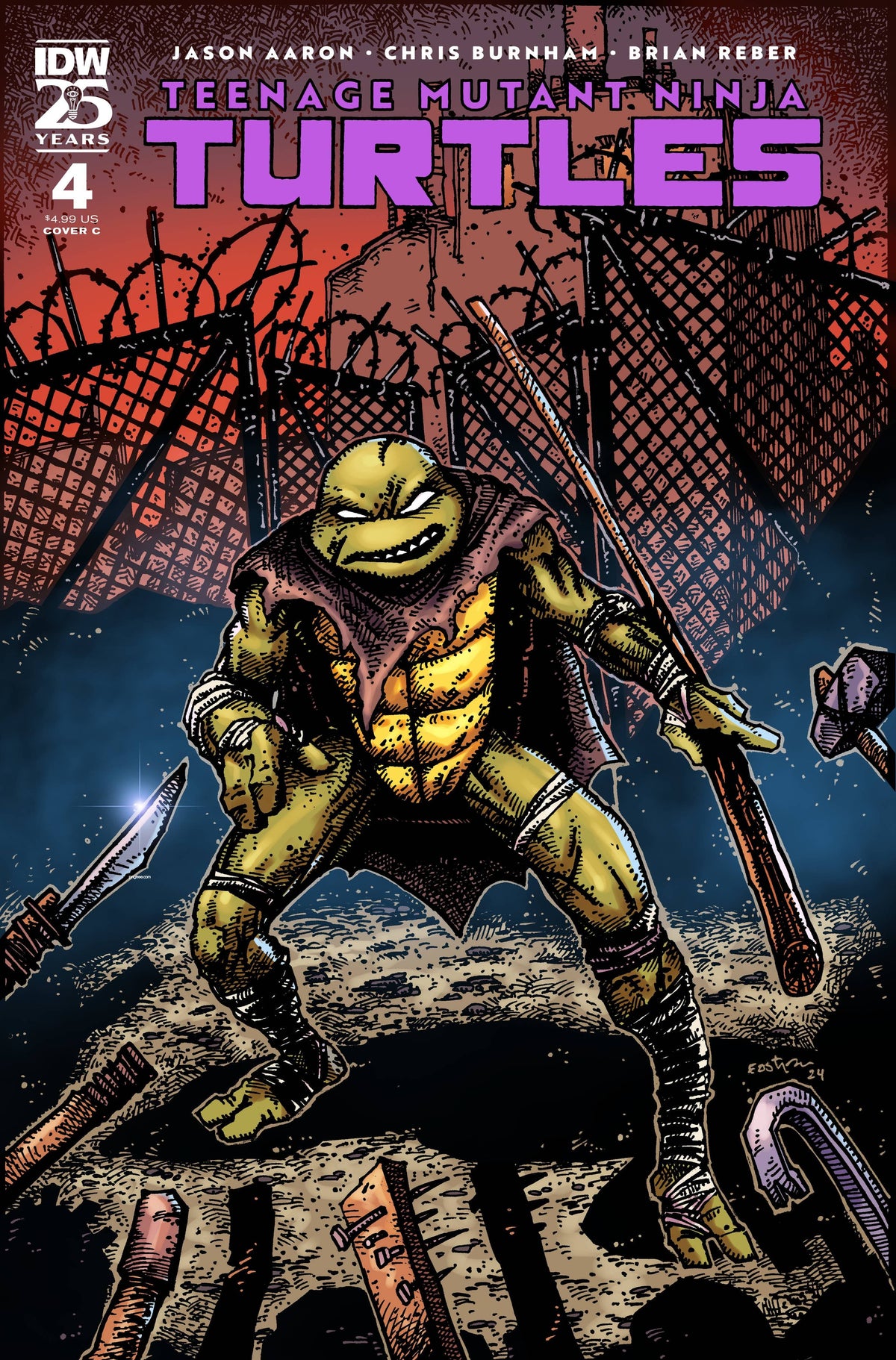 IDW Publishing Comic Books Teenage Mutant Ninja Turtles (2024) #4 Variant C (Eastman) 82771403315100431 PRH-82771403315100431