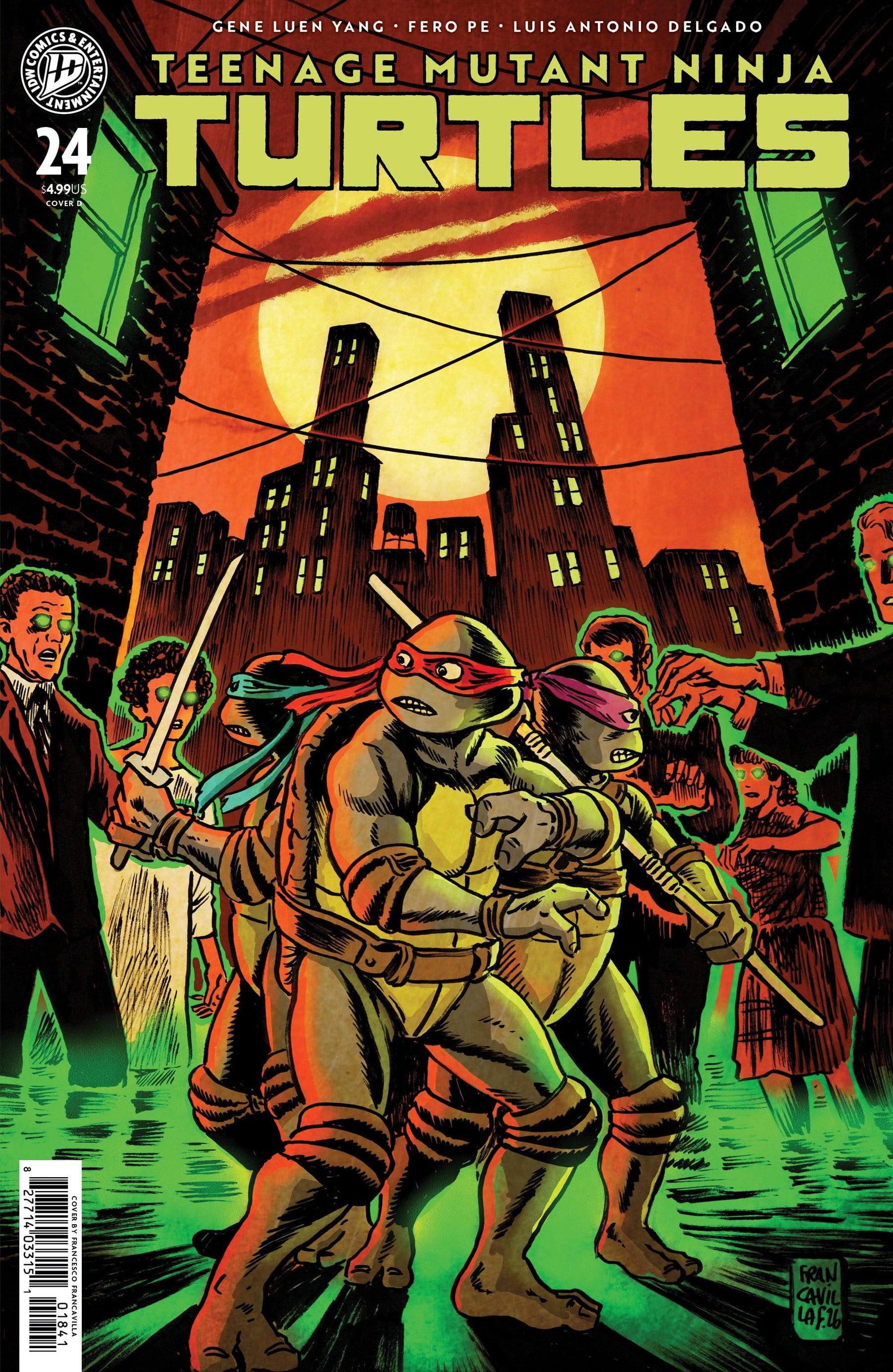 Teenage Mutant Ninja Turtles #24 Variant D (Francavilla) (Release Date: 11/11/2026)