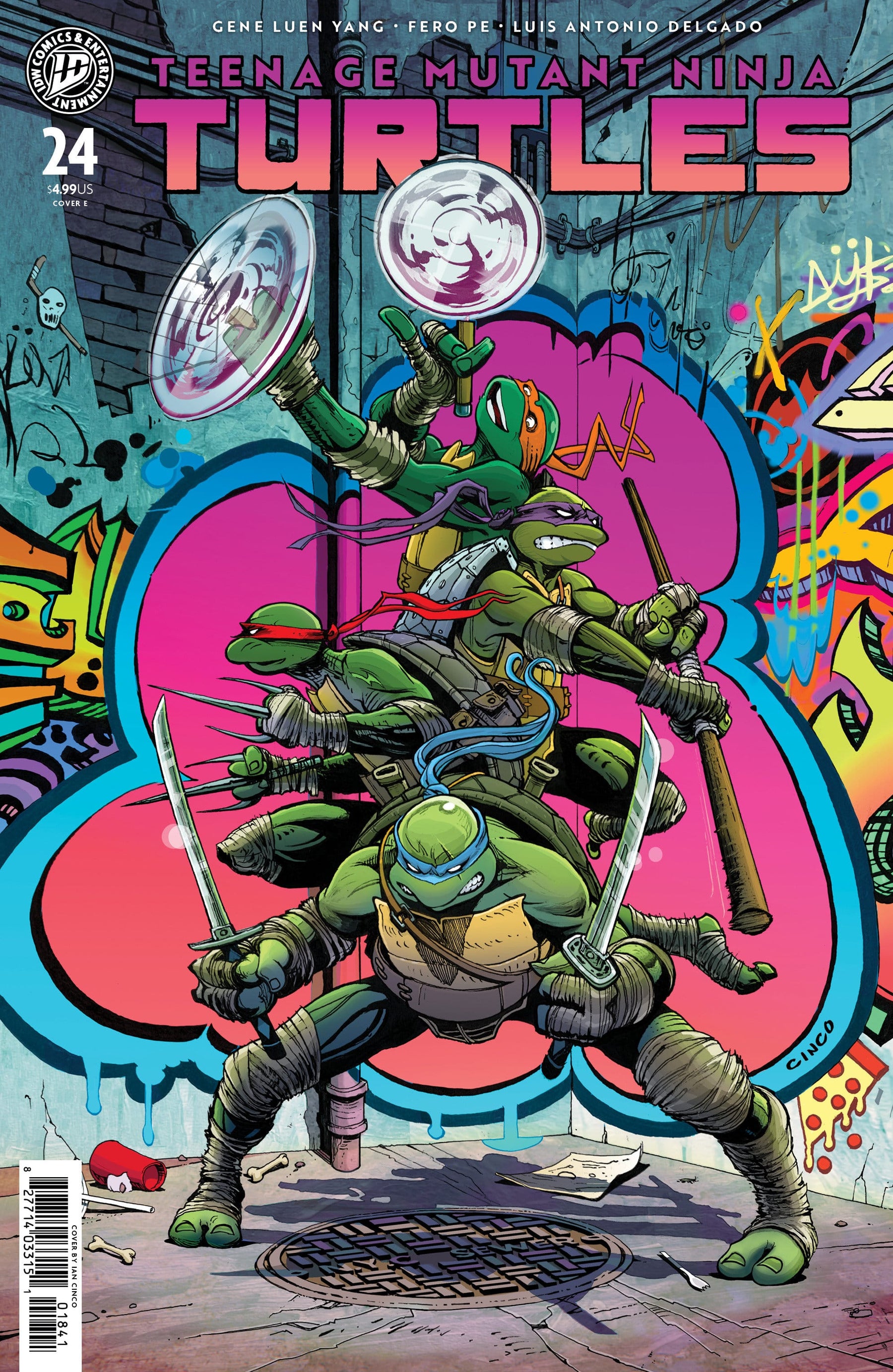 Teenage Mutant Ninja Turtles #24 Variant E (Cinco) (Release Date: 11/11/2026)