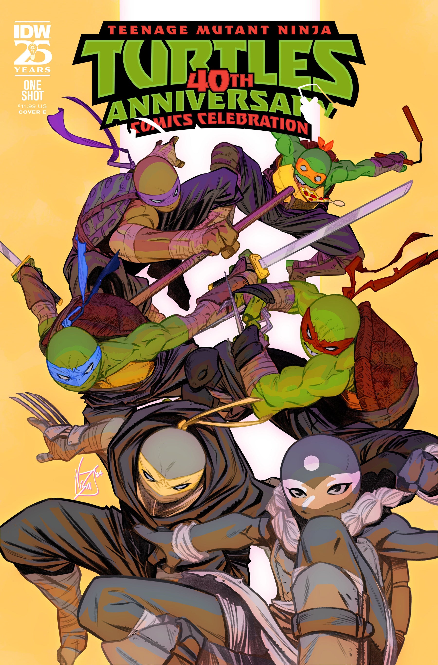 IDW Publishing Comic Books Teenage Mutant Ninja Turtles: 40th Anniversary Comics Celebration Variant E (Federici) 82771403314400511 PRH-82771403314400511