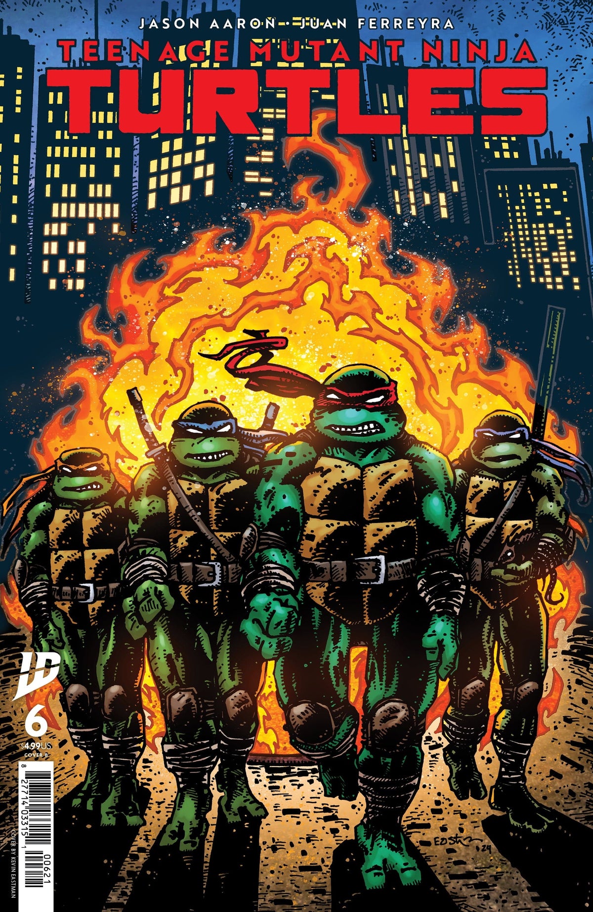 IDW Publishing Comic Books Teenage Mutant Ninja Turtles #6 Variant B (Eastman) 82771403315100621 PRH-82771403315100621