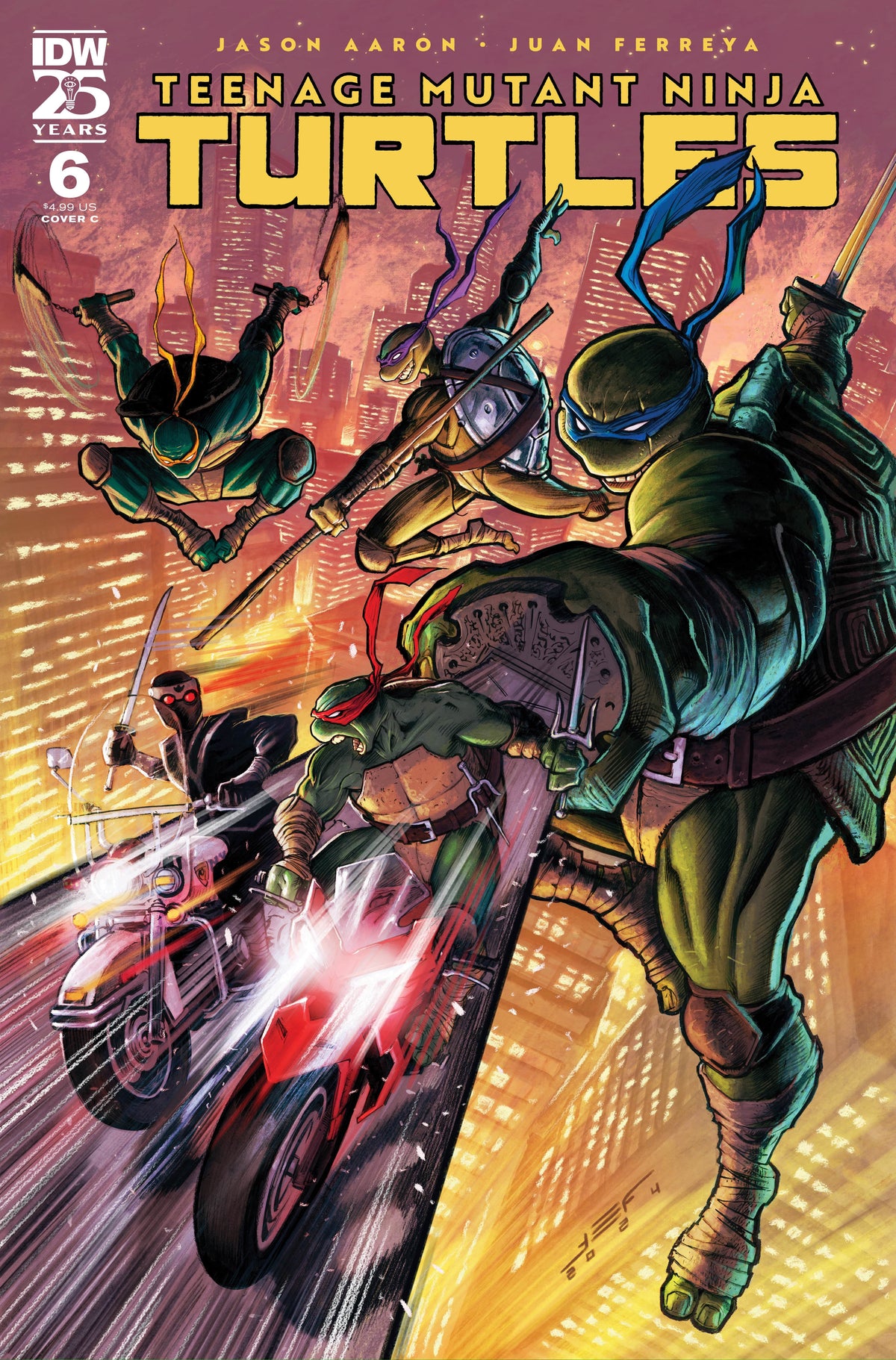 IDW Publishing Comic Books Teenage Mutant Ninja Turtles #6 Variant C (Ferreyra) 82771403315100631 PRH-82771403315100631