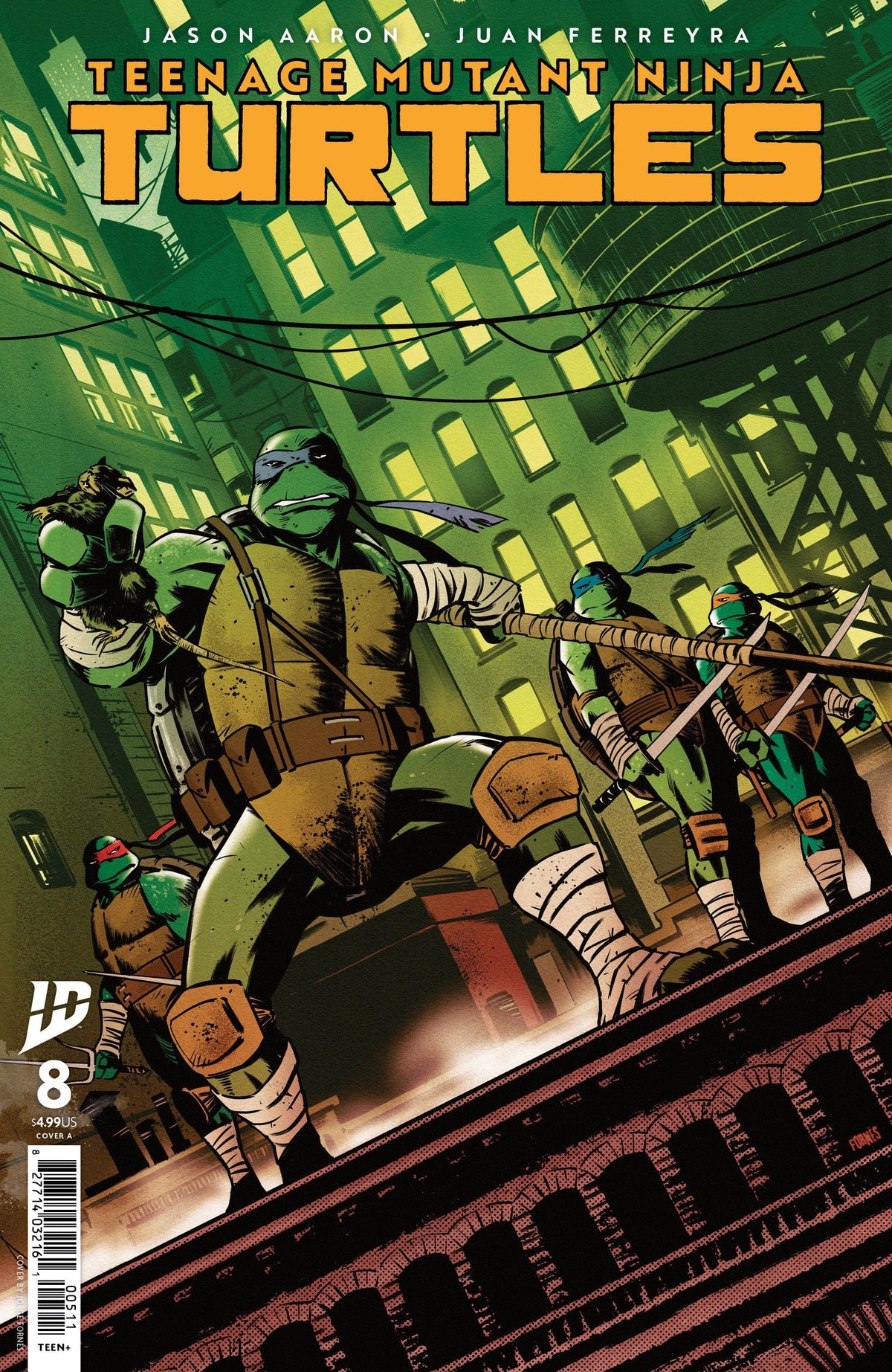 IDW Publishing Comic Books Teenage Mutant Ninja Turtles #8 Cover A (Forn√©s) 82771403315100811 PRH-82771403315100811