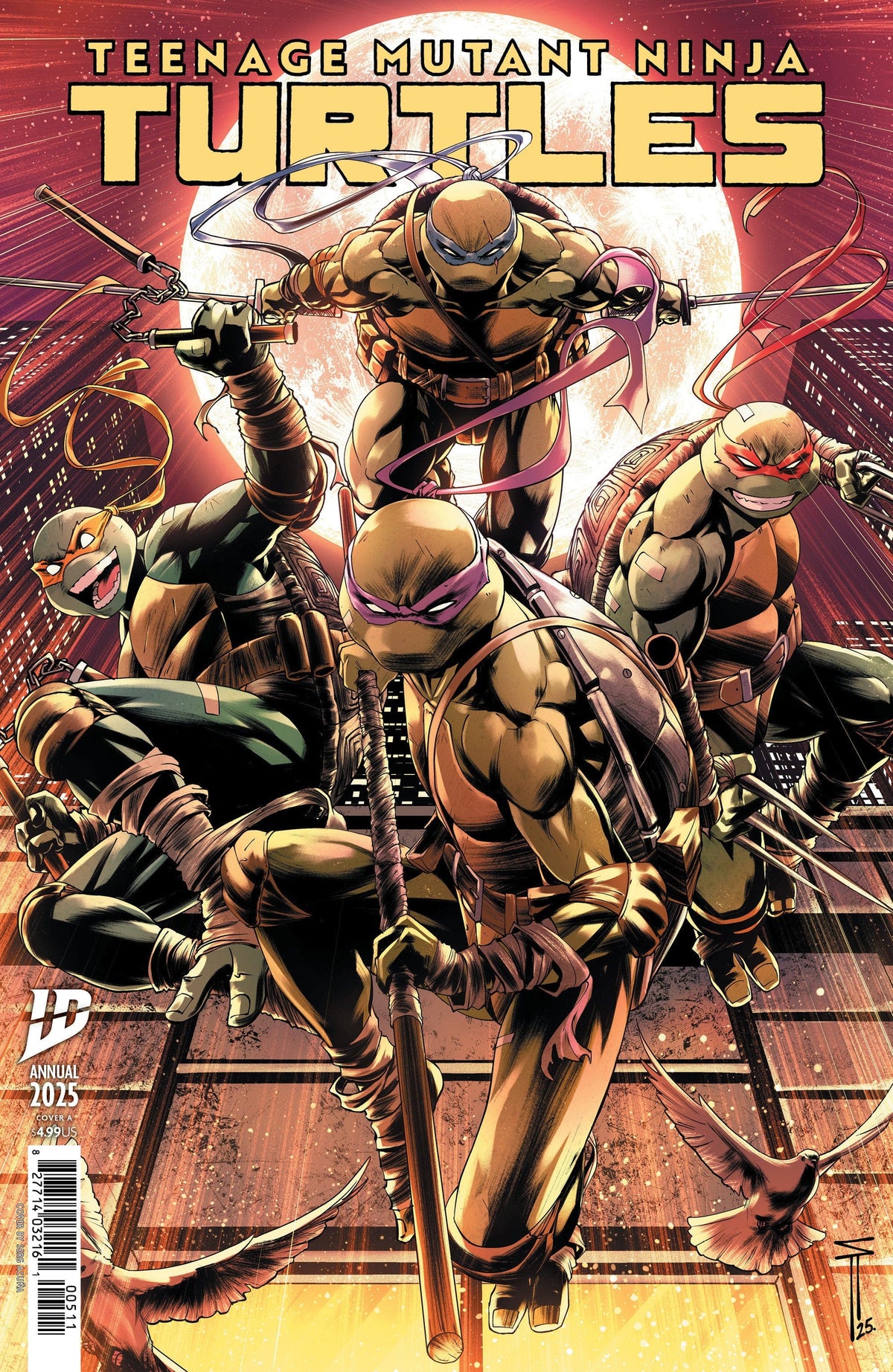 IDW Publishing Comic Books Teenage Mutant Ninja Turtles: Annual 2025 Variant B (Acu na) 82771403462200121 PRH-82771403462200121