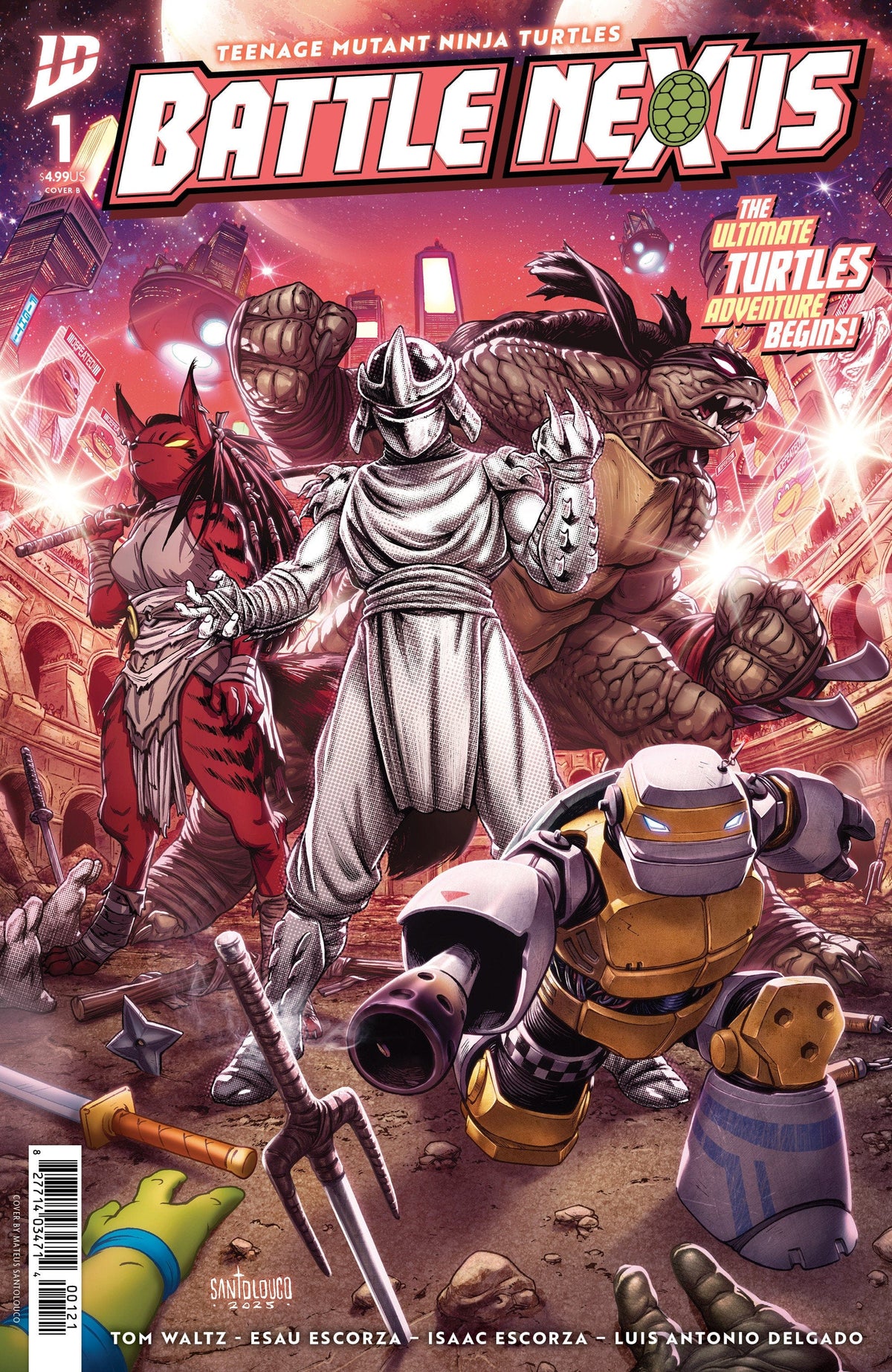 IDW Publishing Comic Books Teenage Mutant Ninja Turtles: Battle Nexus #1 Variant B (Santolouco) 82771403471400121 PRH-82771403471400121