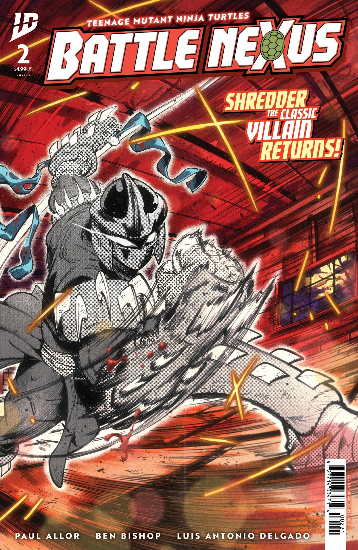 IDW Publishing Comic Books Teenage Mutant Ninja Turtles: Battle Nexus #2 Variant B (Ortiz) 82771403471400221 PRH-82771403471400221