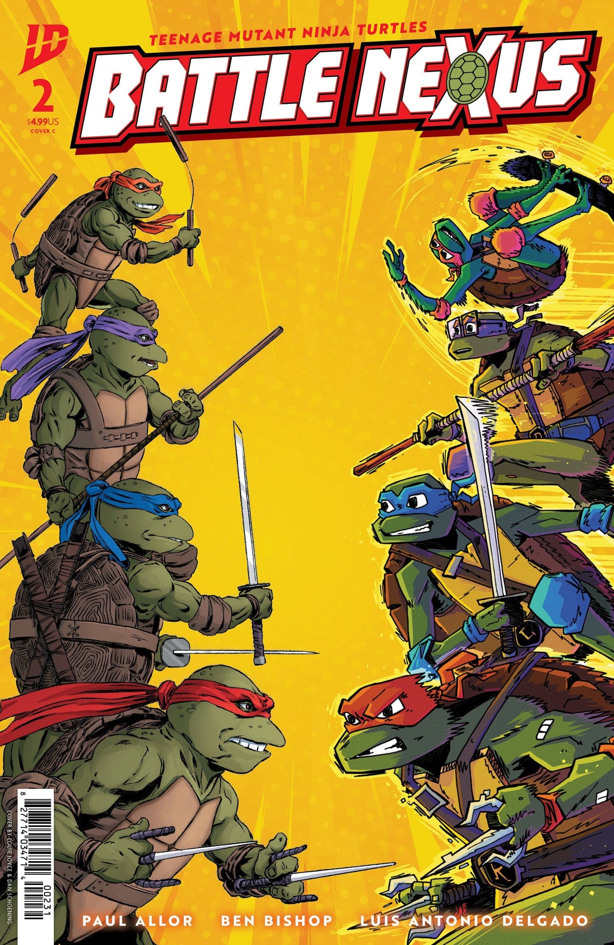 IDW Publishing Comic Books Teenage Mutant Ninja Turtles: Battle Nexus #2 Variant C (Joyce & Schoening) 82771403471400231 PRH-82771403471400231