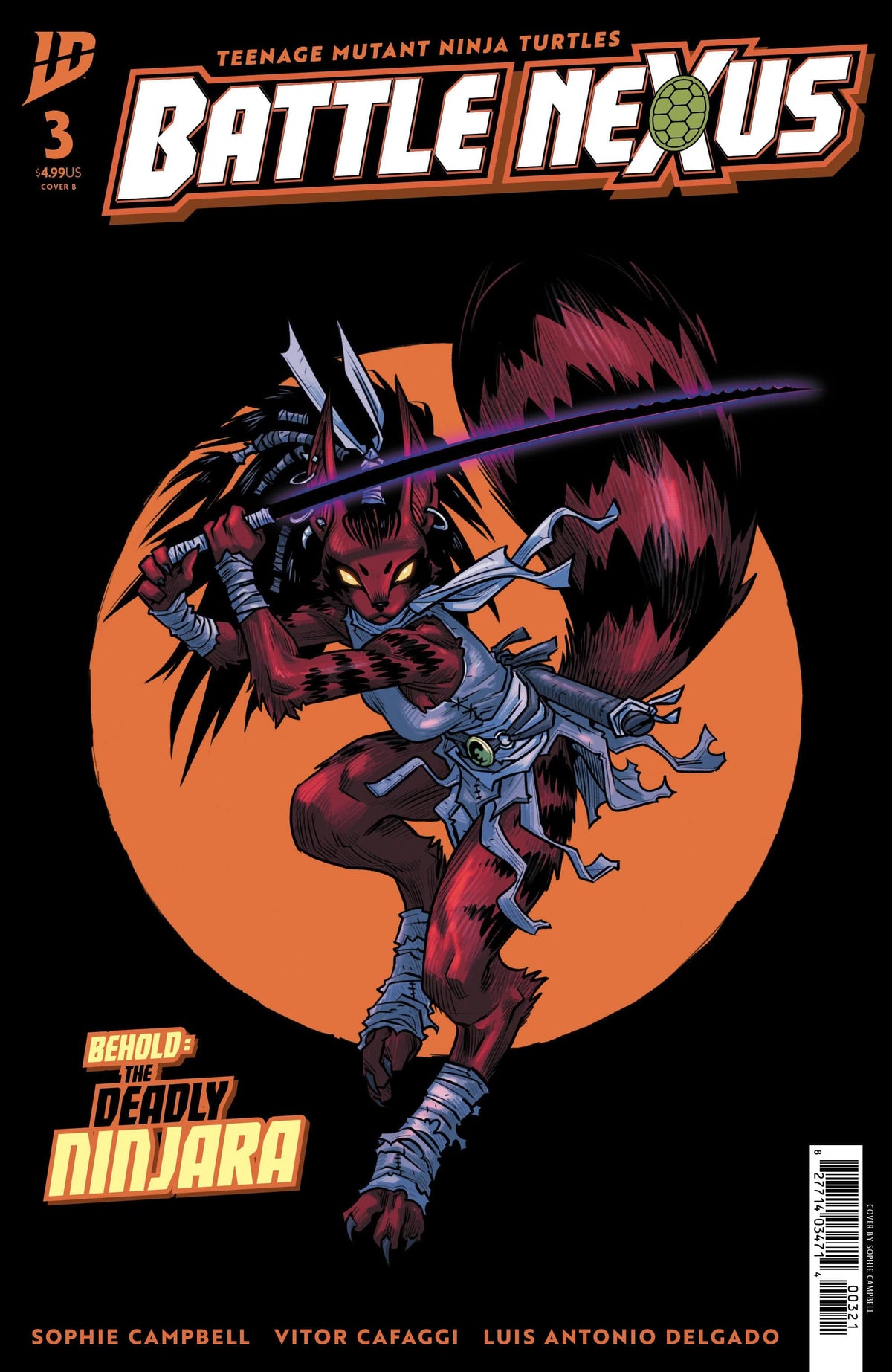 IDW Publishing Comic Books Teenage Mutant Ninja Turtles: Battle Nexus #3 Variant B (Campbell) 82771403471400321 PRH-82771403471400321