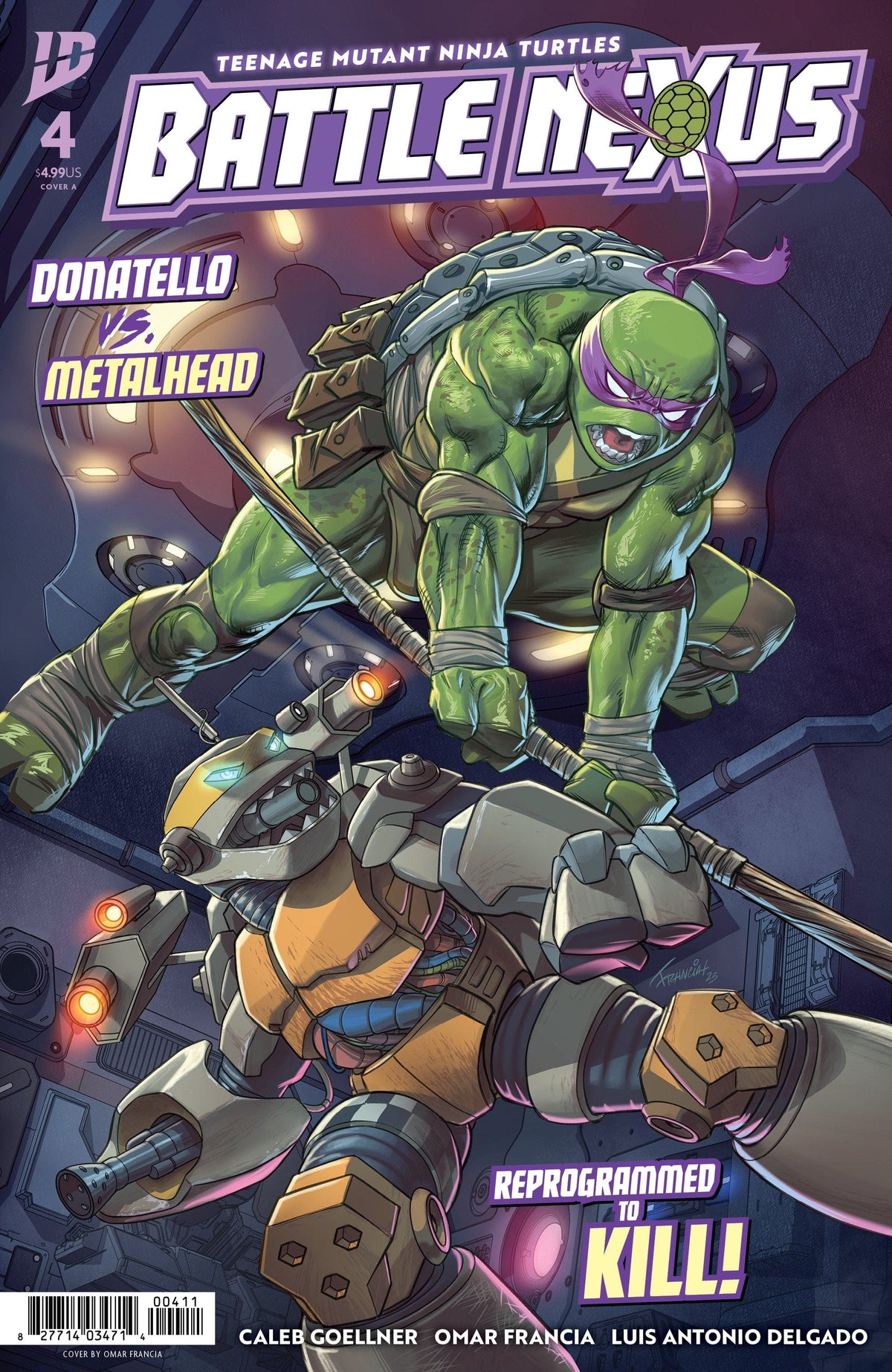 IDW Publishing Comic Books Teenage Mutant Ninja Turtles: Battle Nexus #4 Cover A (Francia) 82771403471400411 PRH-82771403471400411