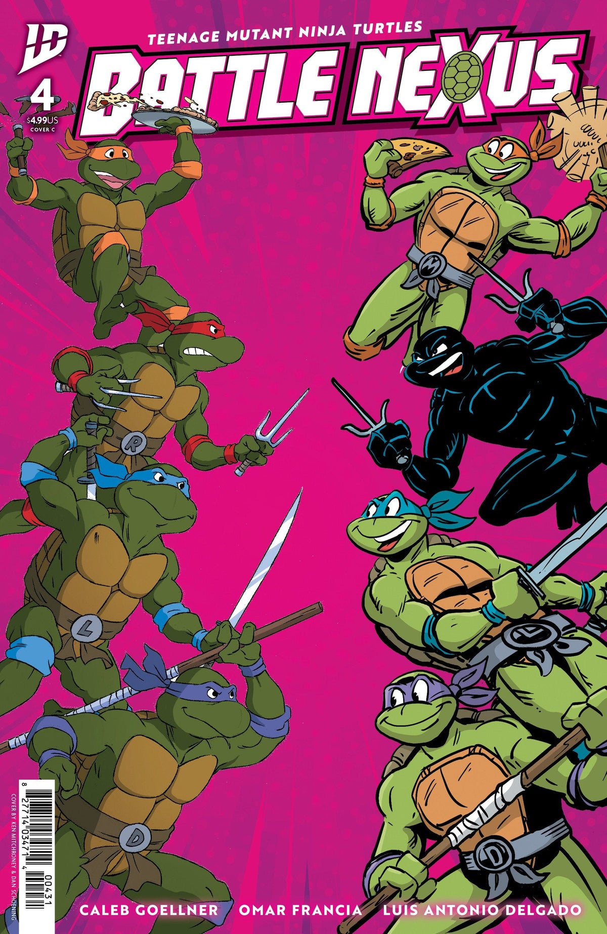 IDW Publishing Comic Books Teenage Mutant Ninja Turtles: Battle Nexus #4 Variant C (Mitchroney & Schoening) 82771403471400431 PRH-82771403471400431