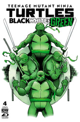 IDW Publishing Comic Books Teenage Mutant Ninja Turtles: Black, White, and Green #4 Variant B (Garbett) 82771403298700421 PRH-82771403298700421