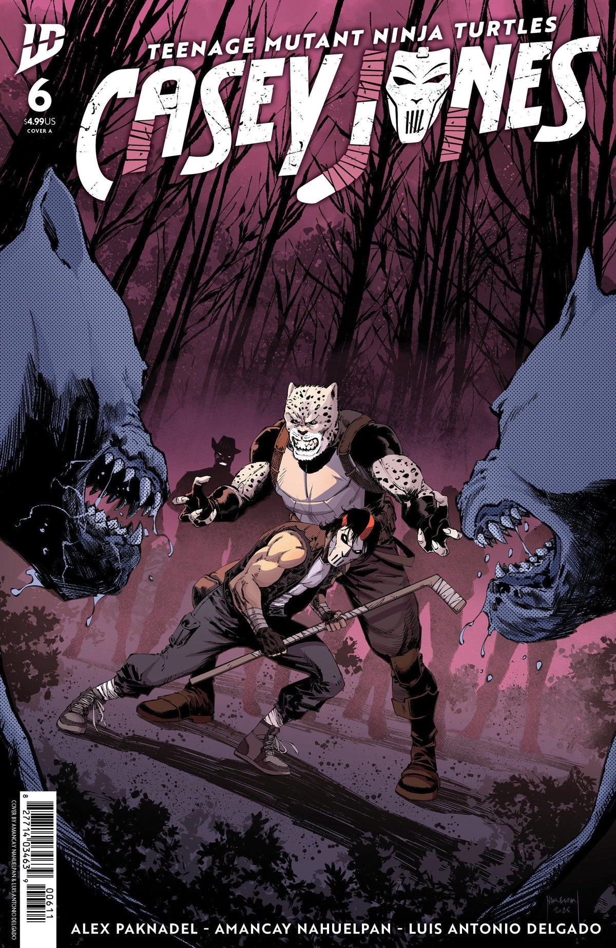 IDW Publishing Comic Books Teenage Mutant Ninja Turtles: Casey Jones #6 Cover A (Nahuelpan) 82771403463900611 PRH-82771403463900611