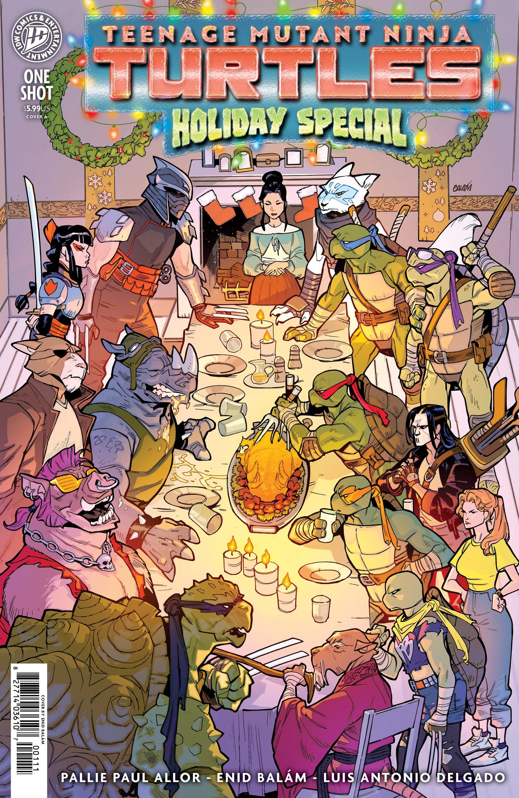 IDW Publishing Comic Books Teenage Mutant Ninja Turtles: Holiday Special Cover A (BalÃ¡m) (Release Date: 12/09/2026) 82771403610700111 PRH-82771403610700111