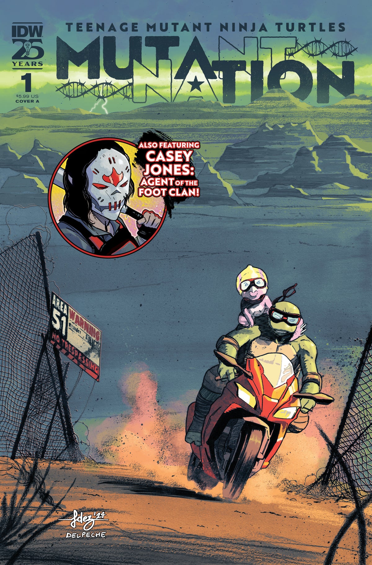 IDW Publishing Comic Books Teenage Mutant Ninja Turtles: Mutant Nation #1 Cover A (Fernandez) 82771403339700111 PRH-82771403339700111