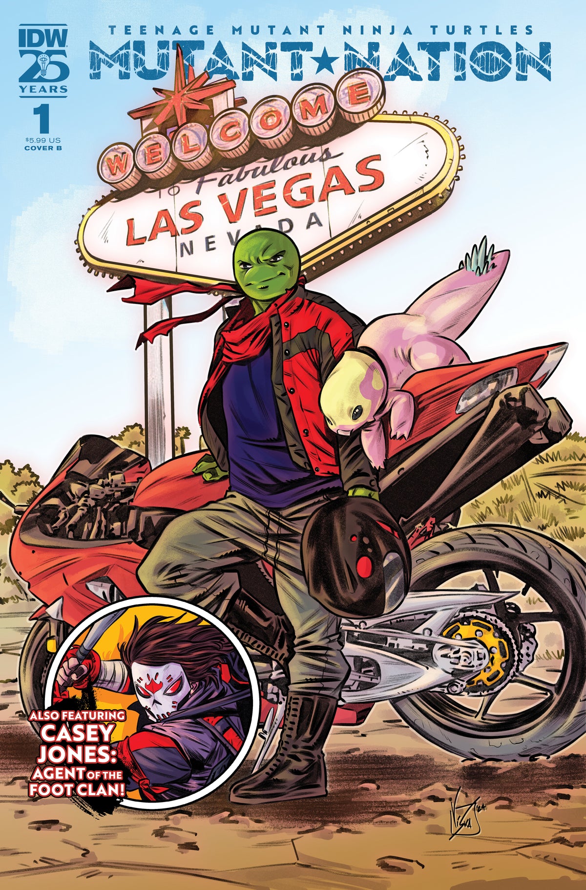 IDW Publishing Comic Books Teenage Mutant Ninja Turtles: Mutant Nation #1 Variant B (Federici) 82771403339700121 PRH-82771403339700121