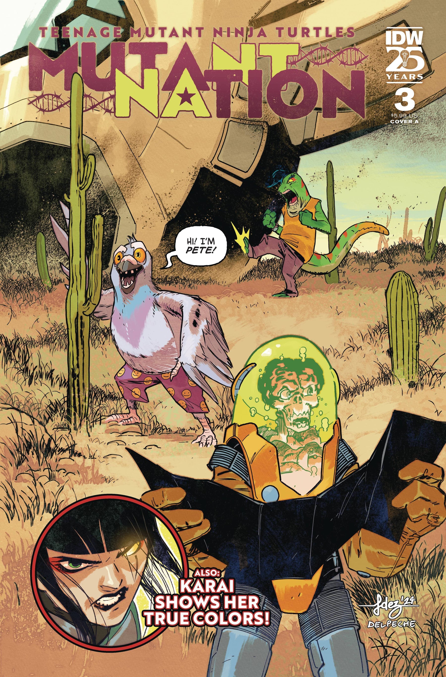 Teenage Mutant Ninja Turtles: Mutant Nation #3 Cover A (Fernandez)