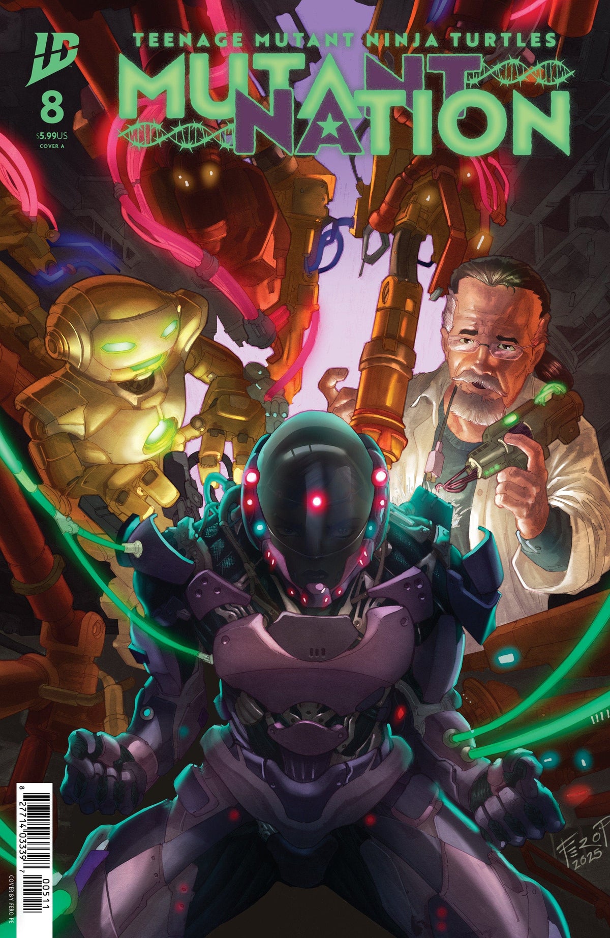 IDW Publishing Comic Books Teenage Mutant Ninja Turtles: Mutant Nation #8 Cover A (Pe) 82771403339700811 PRH-82771403339700811