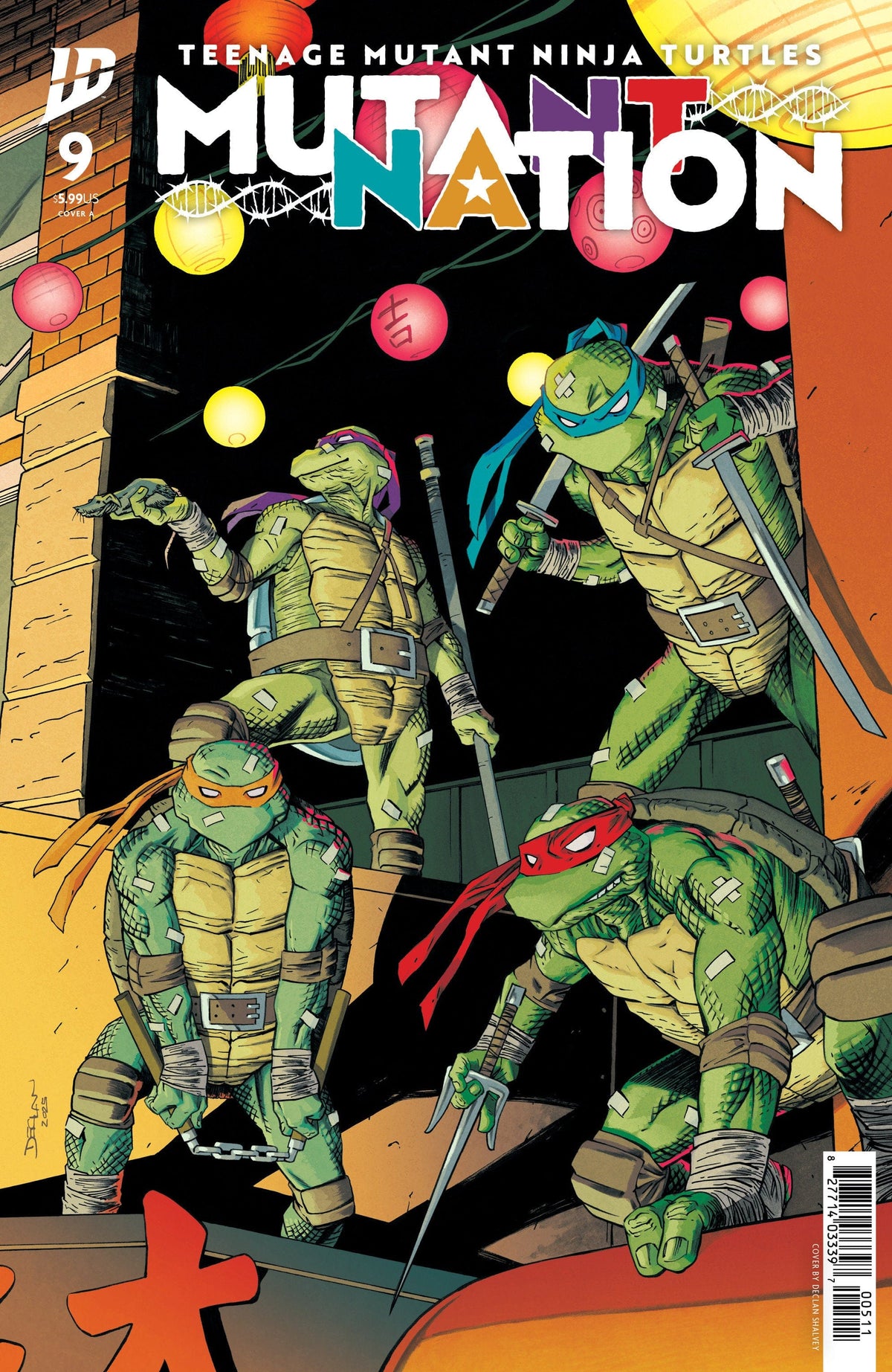 IDW Publishing Comic Books Teenage Mutant Ninja Turtles: Mutant Nation #9 Cover A (Shalvey) 82771403339700911 PRH-82771403339700911