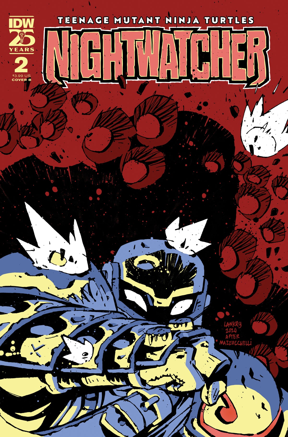 IDW Publishing Comic Books Teenage Mutant Ninja Turtles: Nightwatcher #2 Variant B (Lankry) 82771403331100221 PRH-82771403331100221