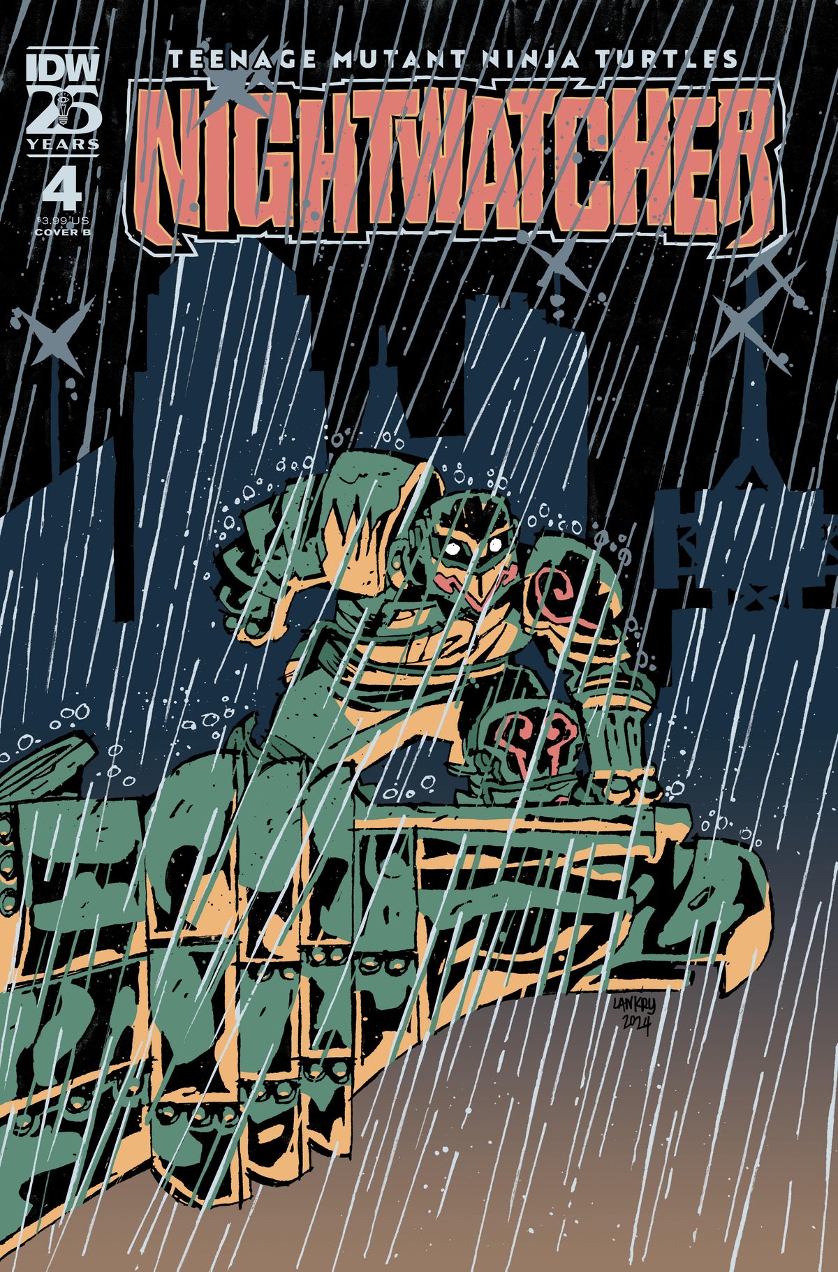 IDW Publishing Comic Books Teenage Mutant Ninja Turtles: Nightwatcher #4 Variant B (Lankry) 82771403331100421 PRH-82771403331100421