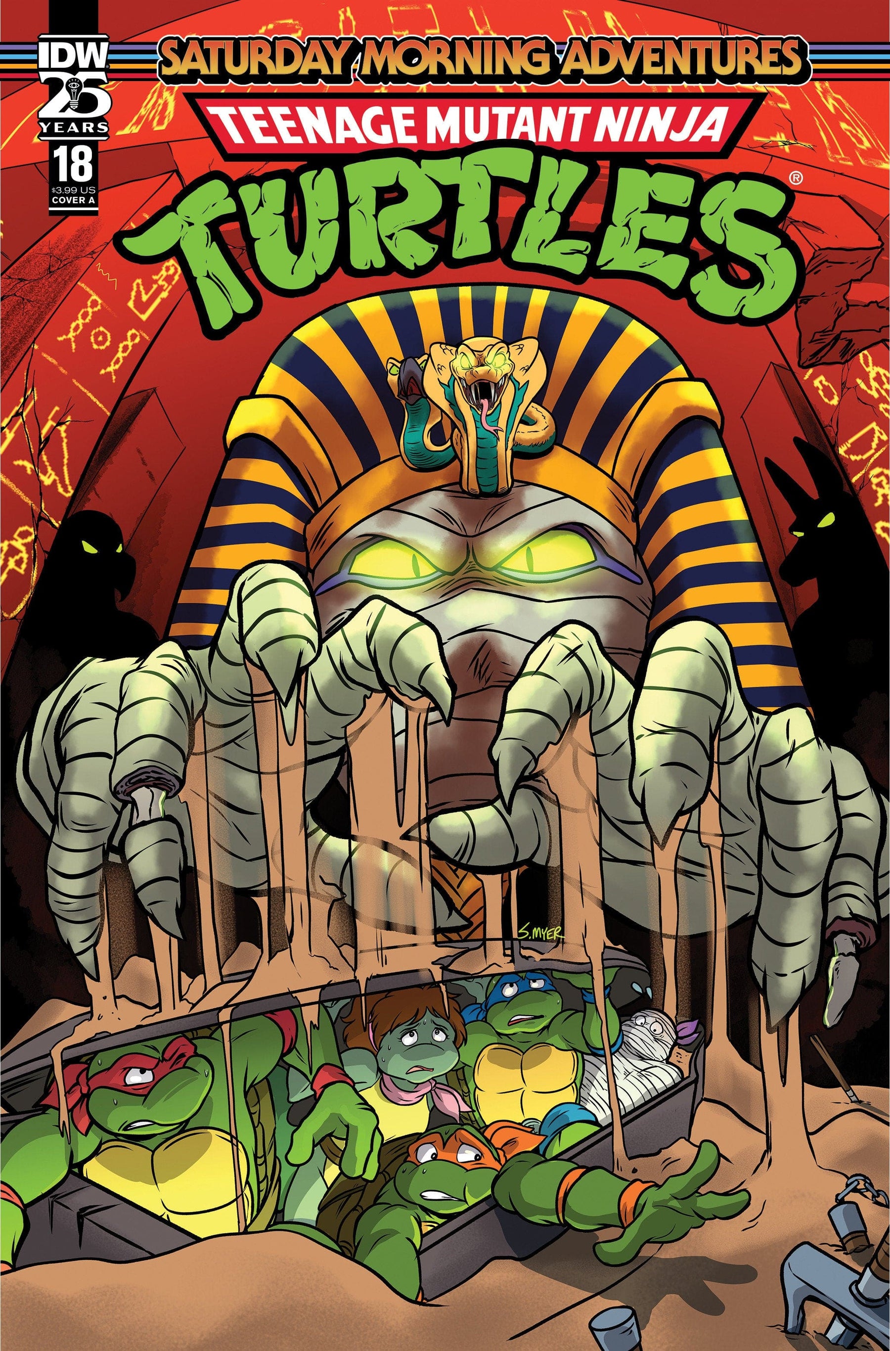 TEENAGE MUTANT NINJA TURTLES: SATURDAY MORNING ADVENTURES #18 COVER A (MYER)