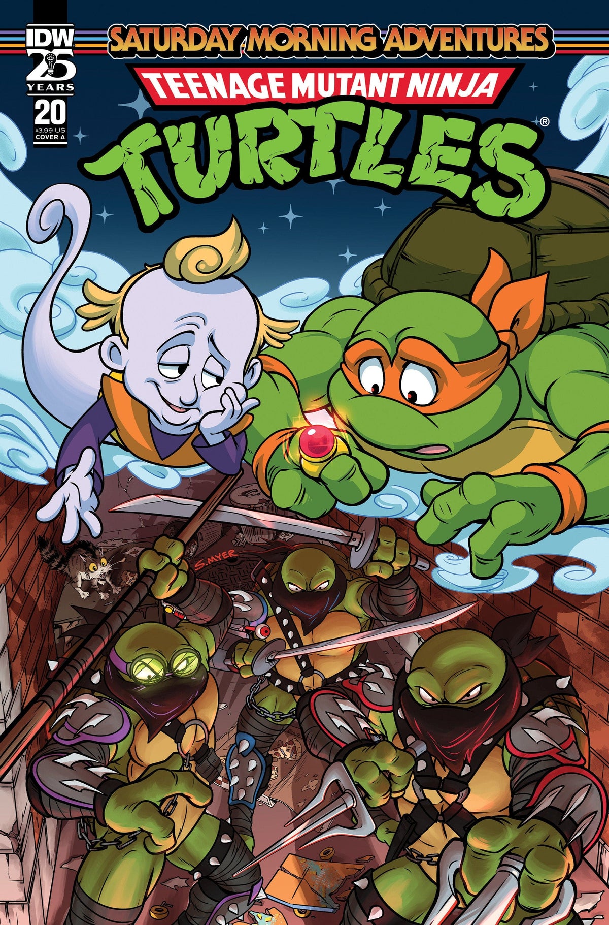 IDW Publishing Comic Books Teenage Mutant Ninja Turtles: Saturday Morning Adventures #20 Cover A (Myer) 82771403150802011 PRH-82771403150802011