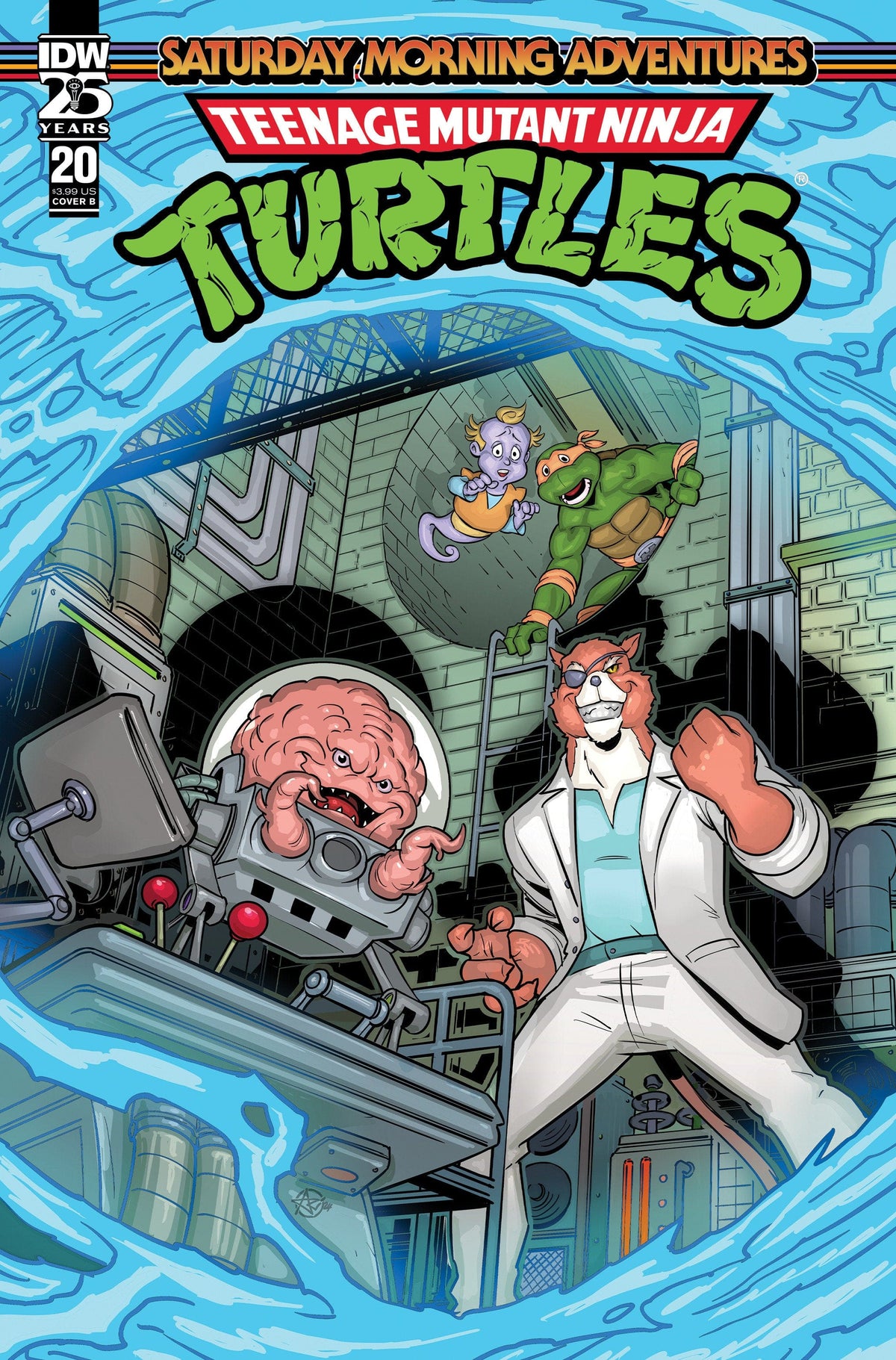 IDW Publishing Comic Books Teenage Mutant Ninja Turtles: Saturday Morning Adventures #20 Variant B (Medel) 82771403150802021 PRH-82771403150802021