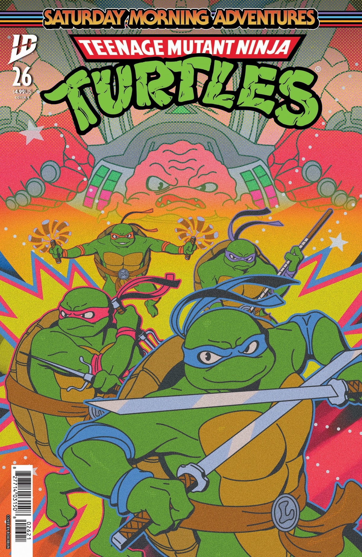 IDW Publishing Comic Books Teenage Mutant Ninja Turtles: Saturday Morning Adventures #26 Variant B (Boxerbun) 82771403150802621 PRH-82771403150802621