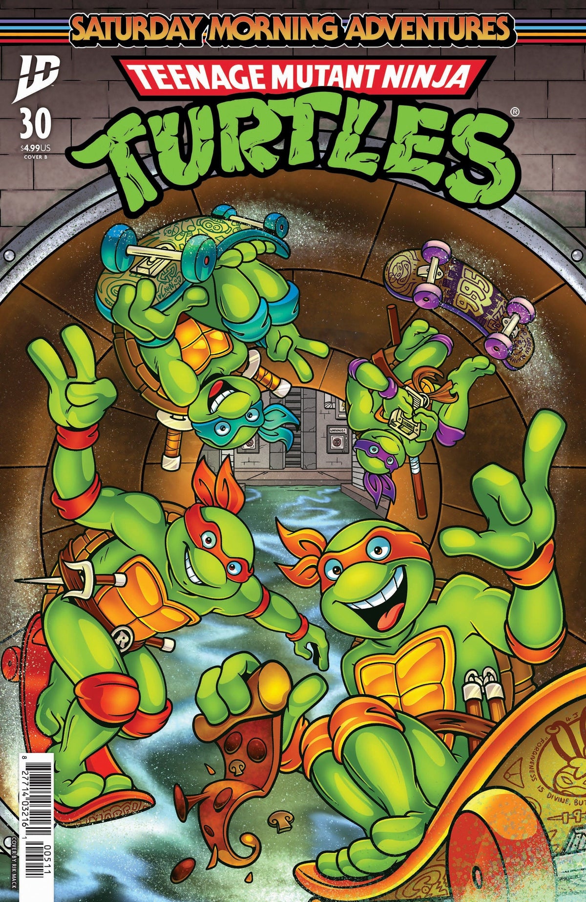 IDW Publishing Comic Books Teenage Mutant Ninja Turtles: Saturday Morning Adventures #30 Variant B (Mack) 82771403150803021 PRH-82771403150803021