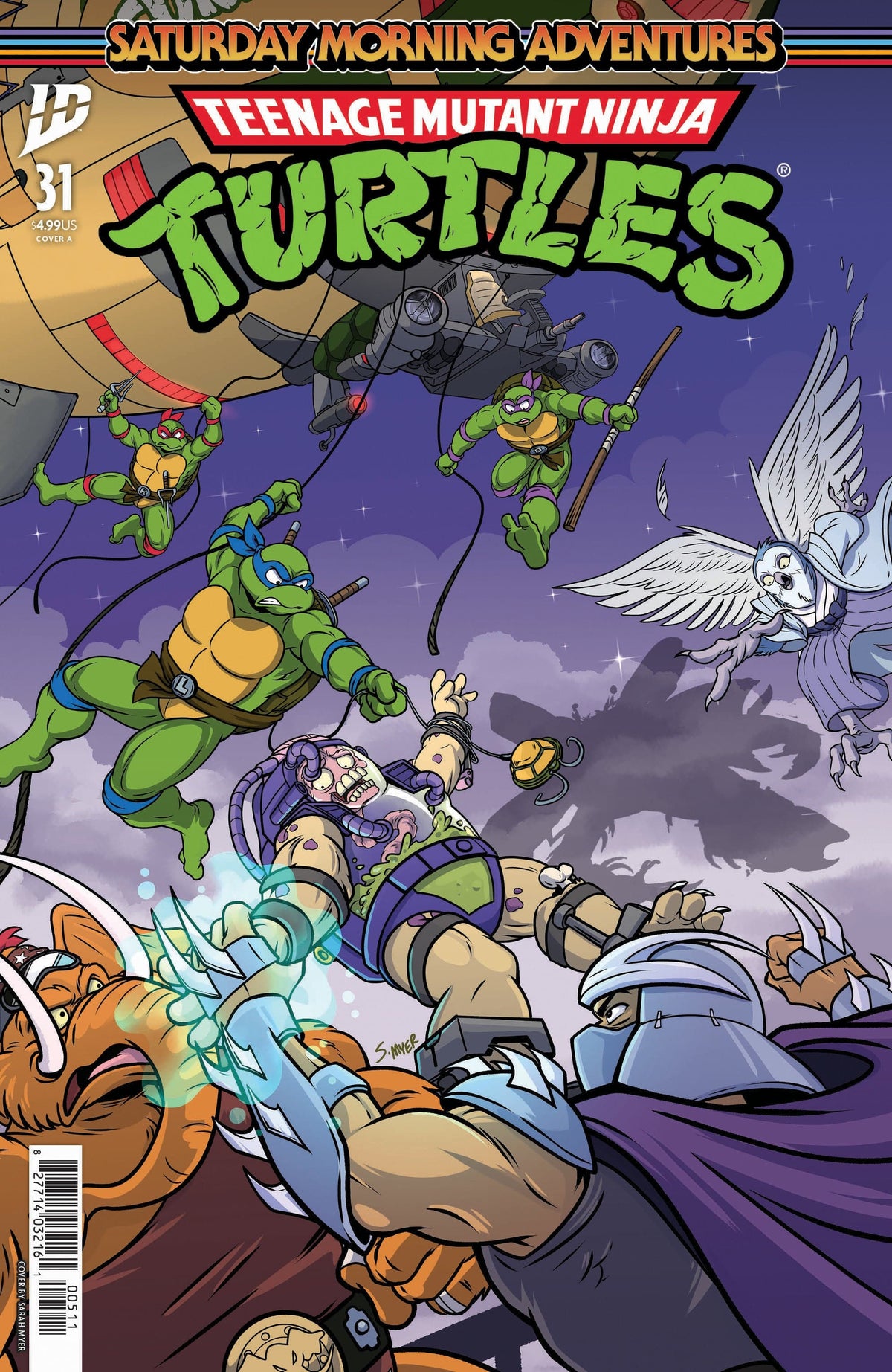 IDW Publishing Comic Books Teenage Mutant Ninja Turtles: Saturday Morning Adventures #31 Cover A (Myer) 82771403150803111 PRH-82771403150803111