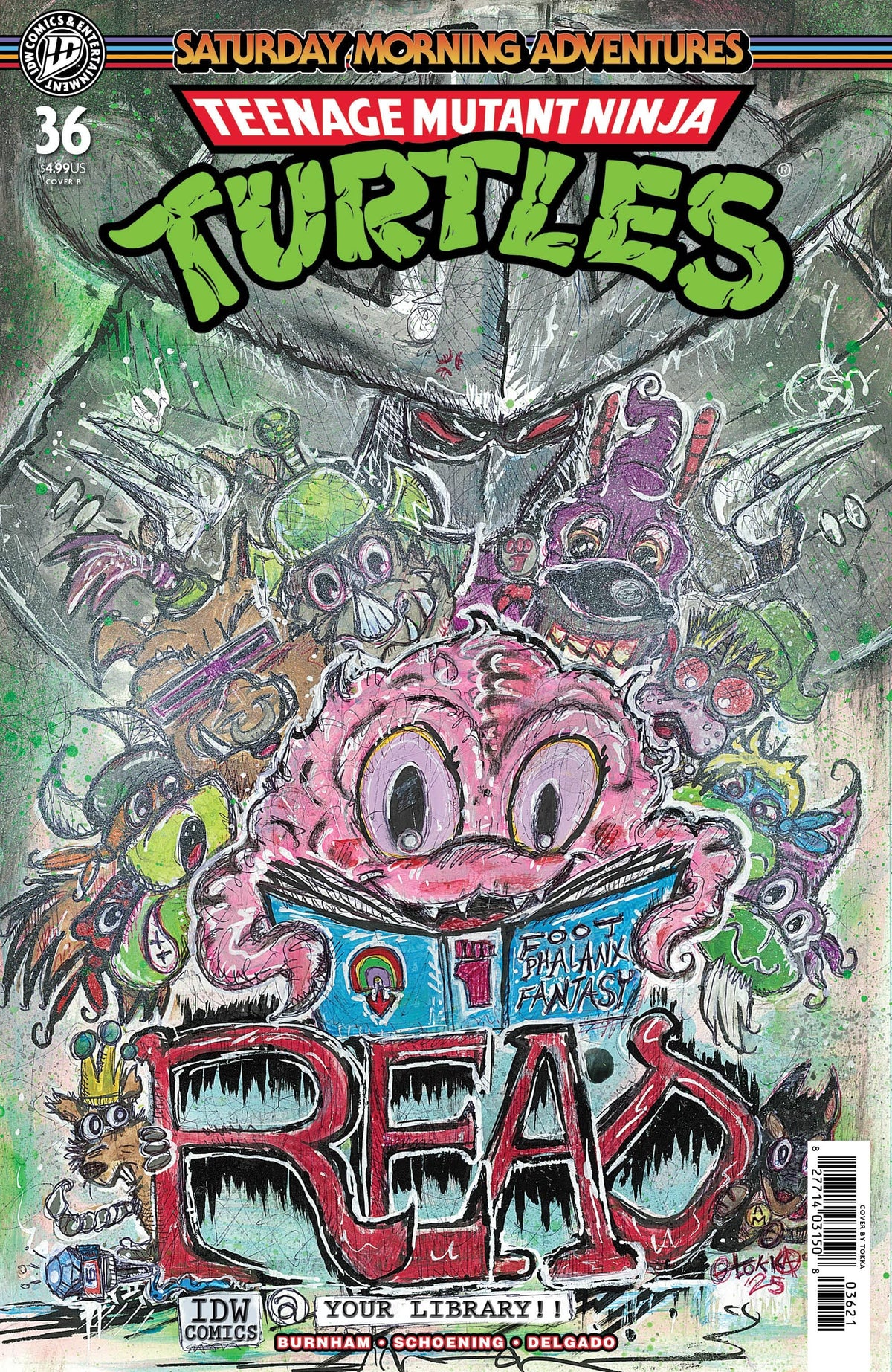 IDW Publishing Comic Books Teenage Mutant Ninja Turtles: Saturday Morning Adventures #36 Variant B (tOkKa) 82771403150803621 PRH-82771403150803621
