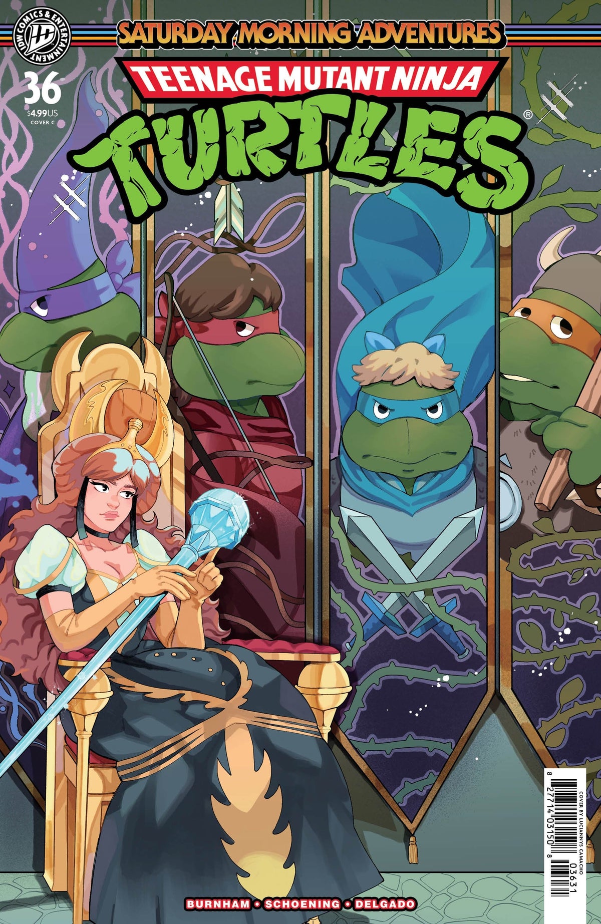IDW Publishing Comic Books Teenage Mutant Ninja Turtles: Saturday Morning Adventures #36 Variant C (Camacho) 82771403150803631 PRH-82771403150803631