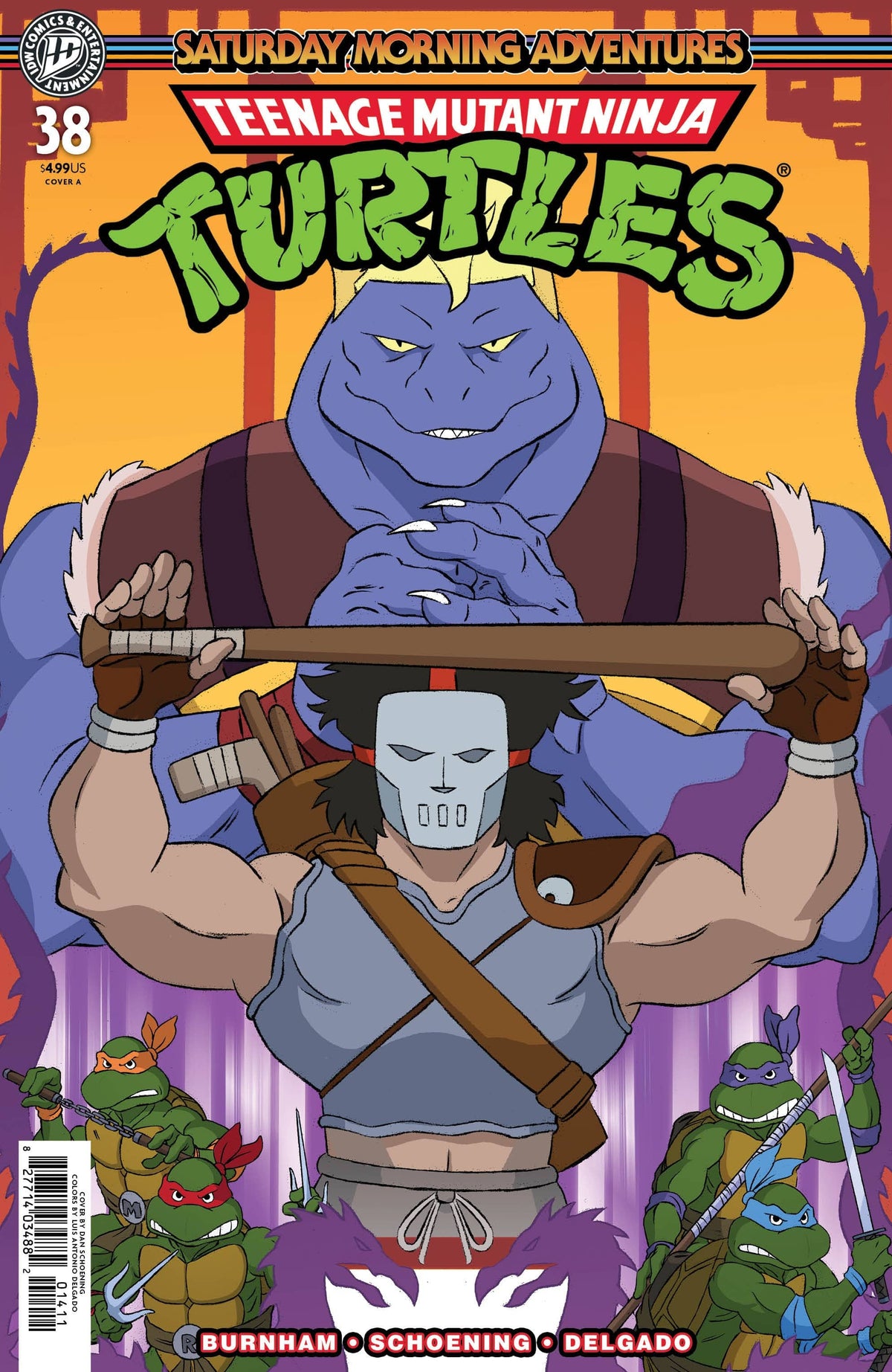 IDW Publishing Comic Books Teenage Mutant Ninja Turtles: Saturday Morning Adventures #38 Cover A (Schoening) 82771403150803811 PRH-82771403150803811