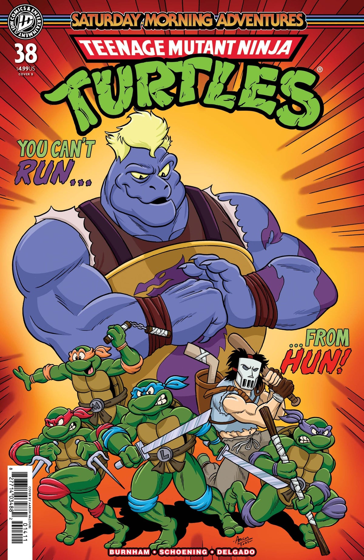 IDW Publishing Comic Books Teenage Mutant Ninja Turtles: Saturday Morning Adventures #38 Variant B (Hazouri) 82771403150803821 PRH-82771403150803821