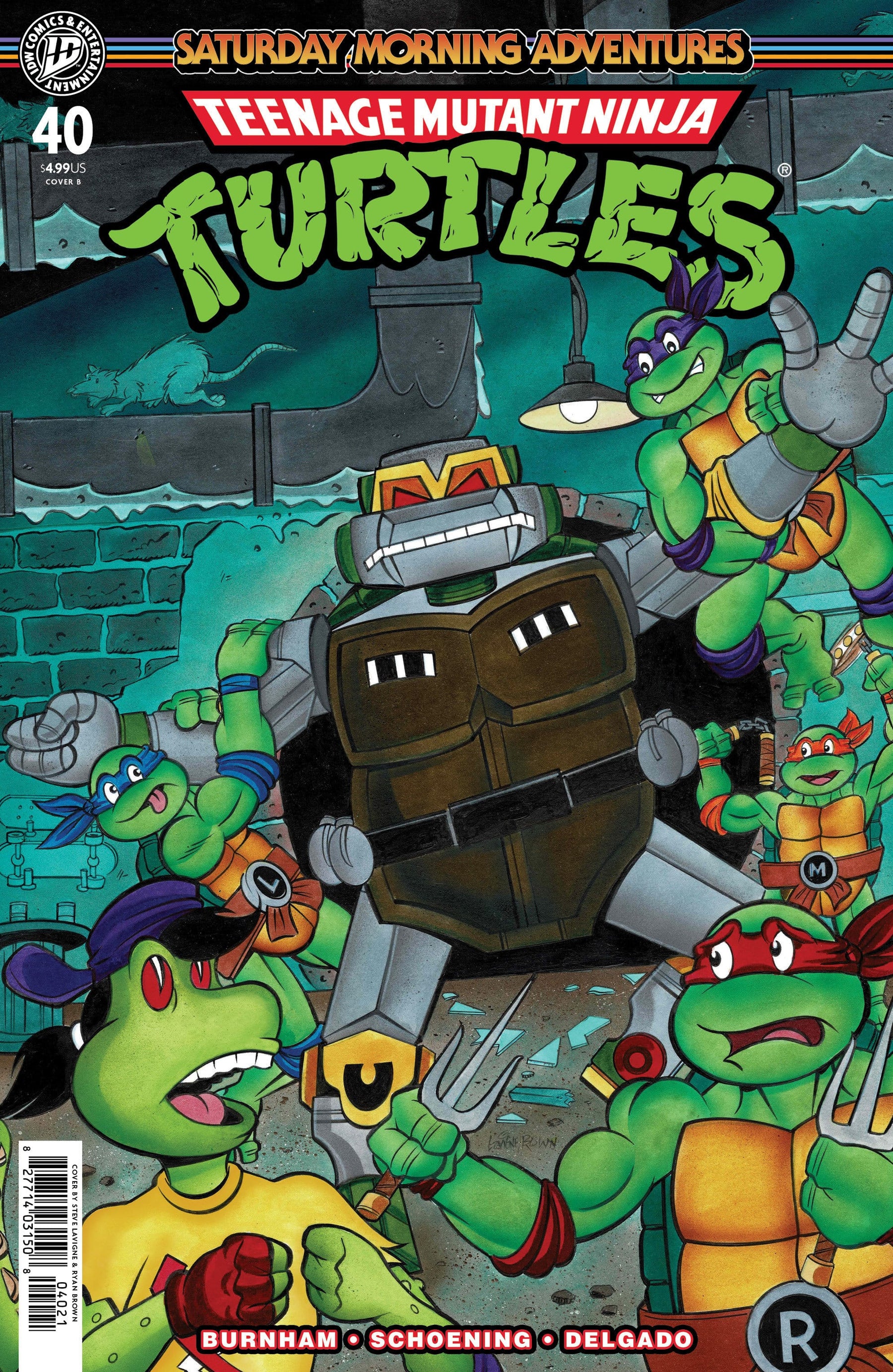 Teenage Mutant Ninja Turtles: Saturday Morning Adventures #40 Variant B (Lavigne) (Release Date: 08/26/2026)