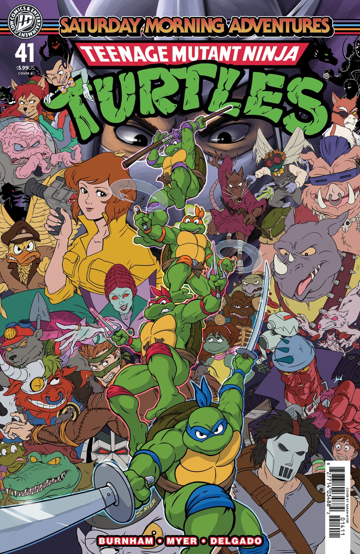 IDW Publishing Comic Books Teenage Mutant Ninja Turtles: Saturday Morning Adventures #41 Cover A (Myer) (Release Date: 09/23/2026) 82771403150804111 PRH-82771403150804111