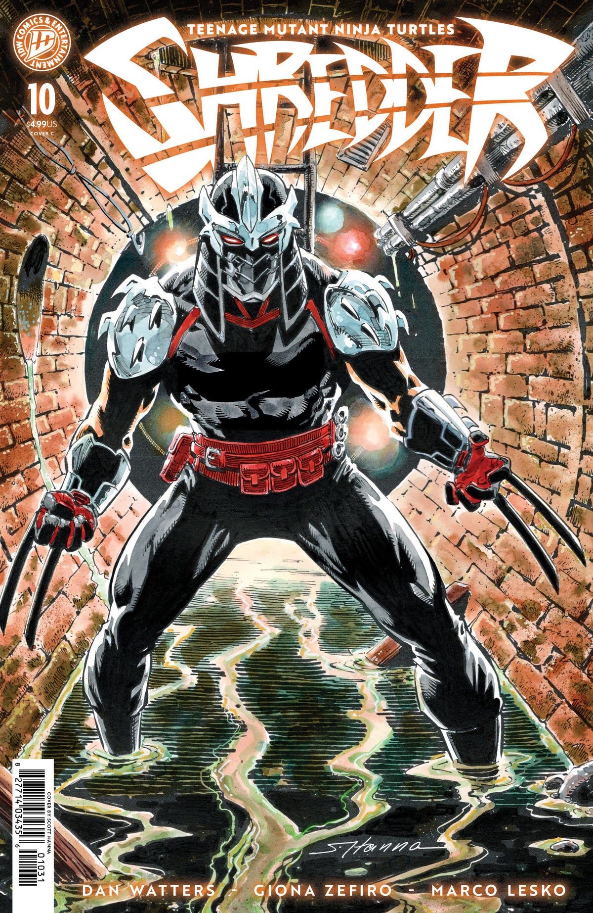 IDW Publishing Comic Books Teenage Mutant Ninja Turtles: Shredder #10 Variant C (Hanna) 82771403435601031 PRH-82771403435601031