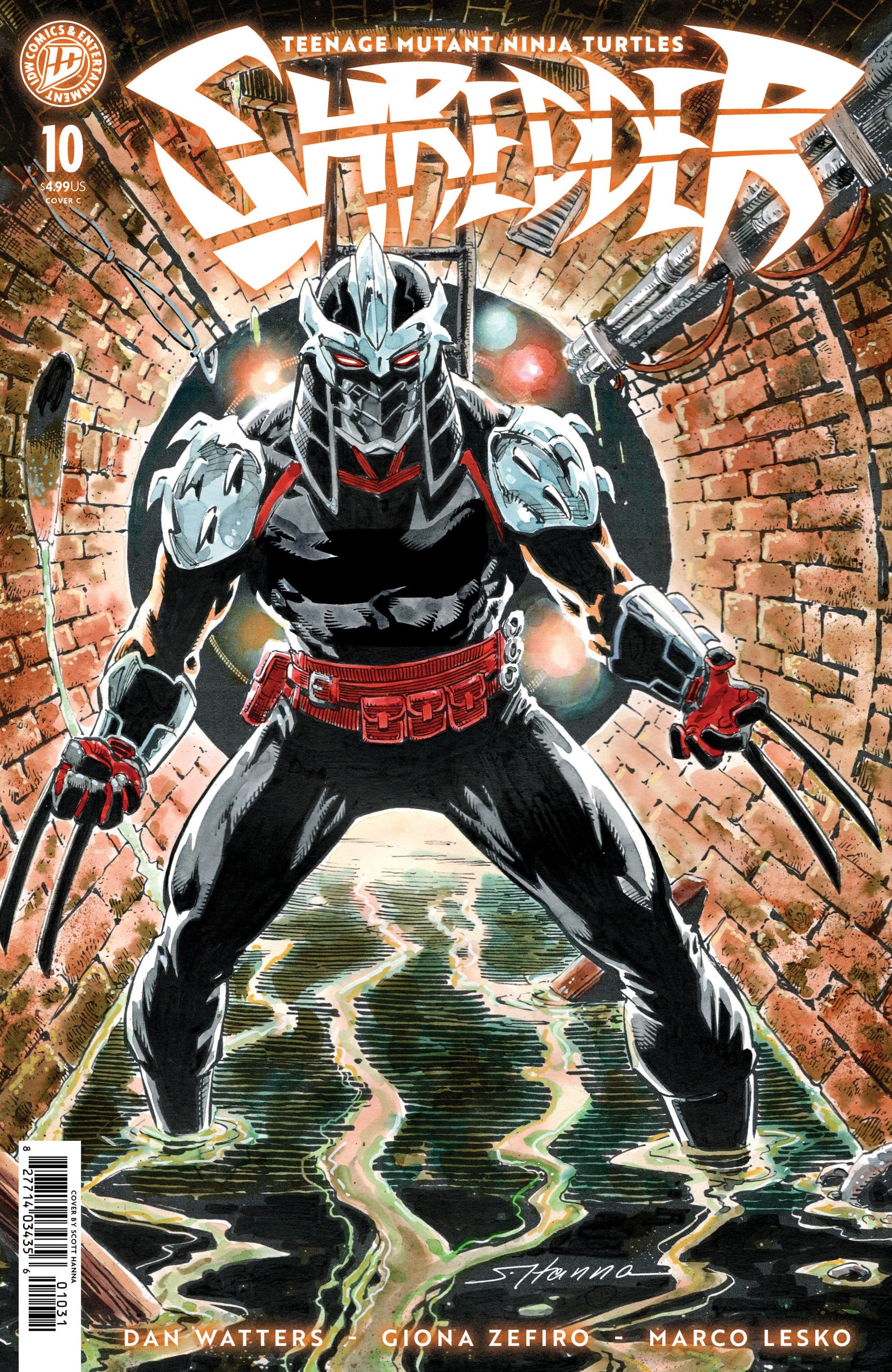 Teenage Mutant Ninja Turtles: Shredder #10 Variant C (Hanna)